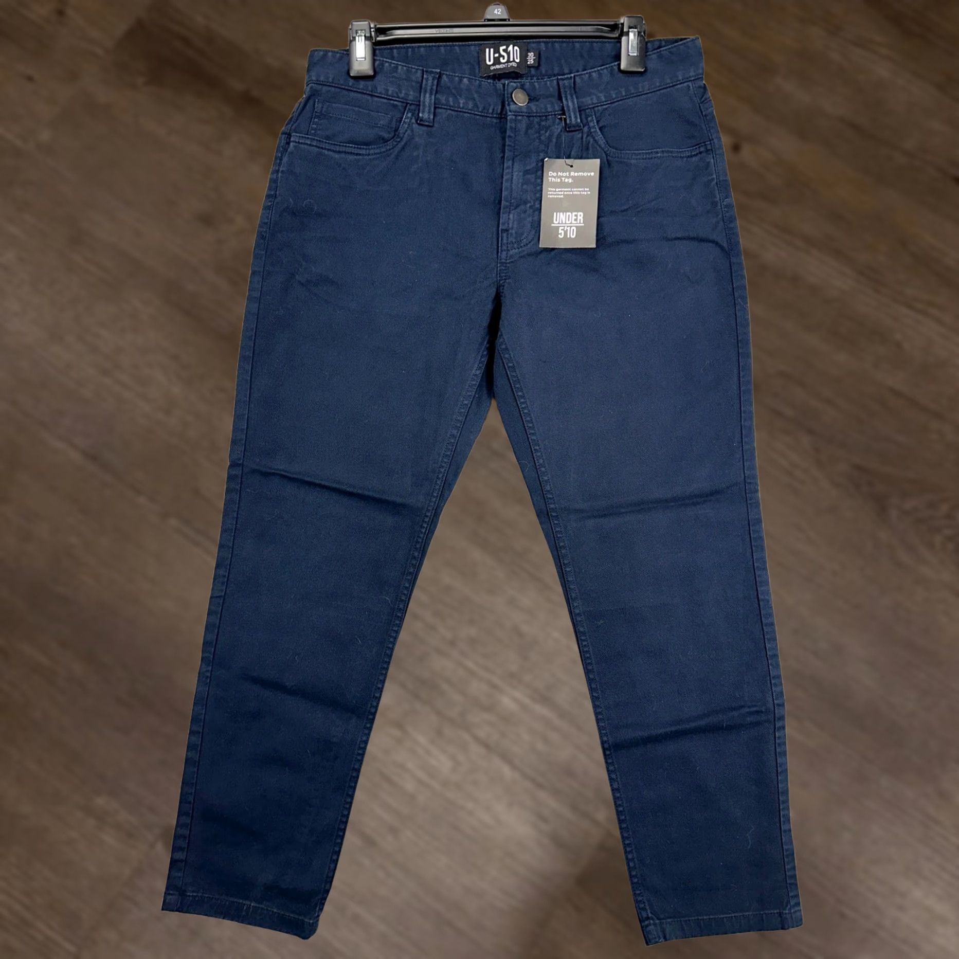 Vintage U-510 Garment Dyed Twill 5 Pocket Pants Mens 30X25 Navy Blue Casual Stretch NEW Size US 30 / EU 46 - 1 Thumbnail