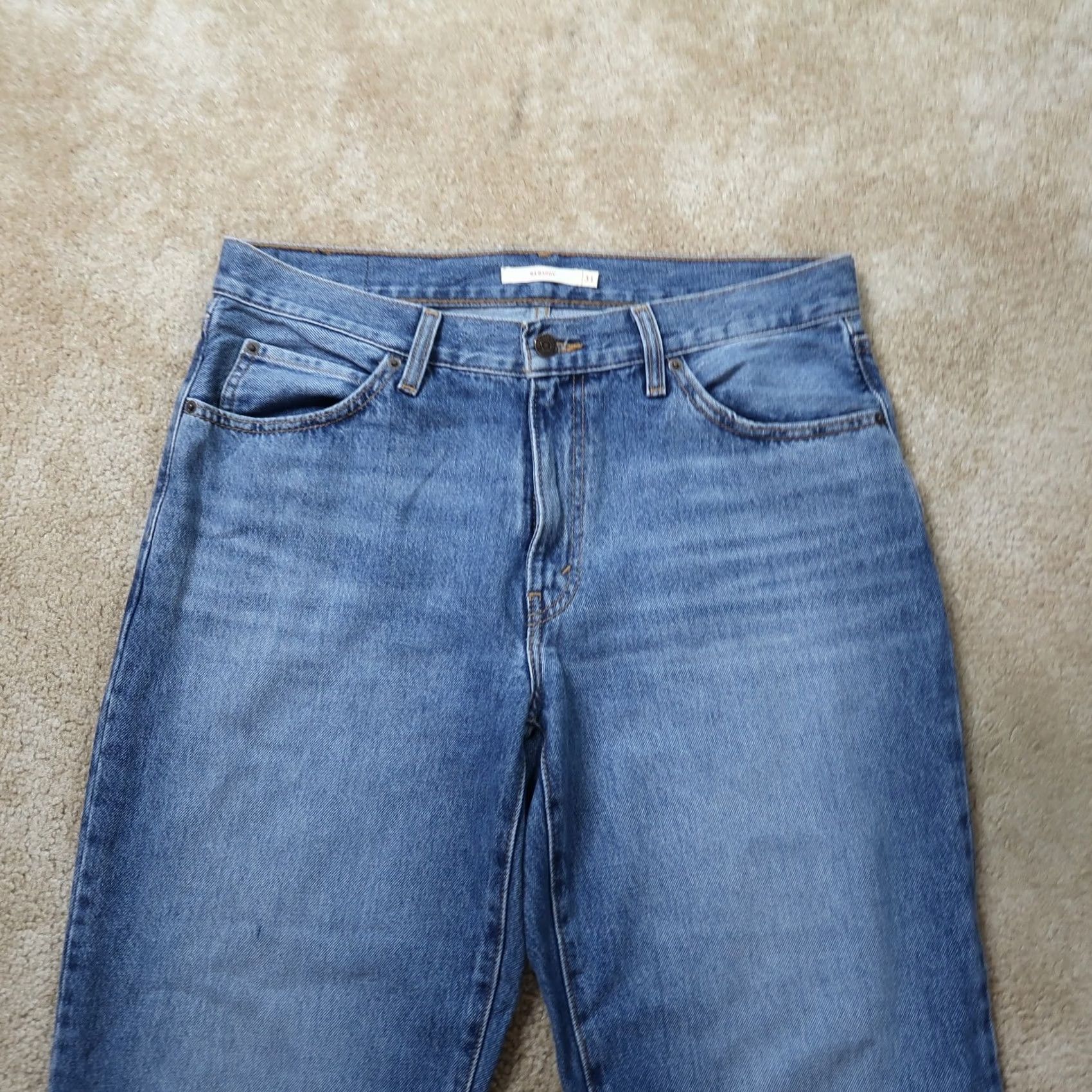 Levi's VINTAGE Levi's Jeans Women 31 Blue Denim High Rise 90s Baggy 5-Pocket Relaxed Size 31 Womens Jeans Size 24" / US 00 / IT 34 - 2 Thumbnail