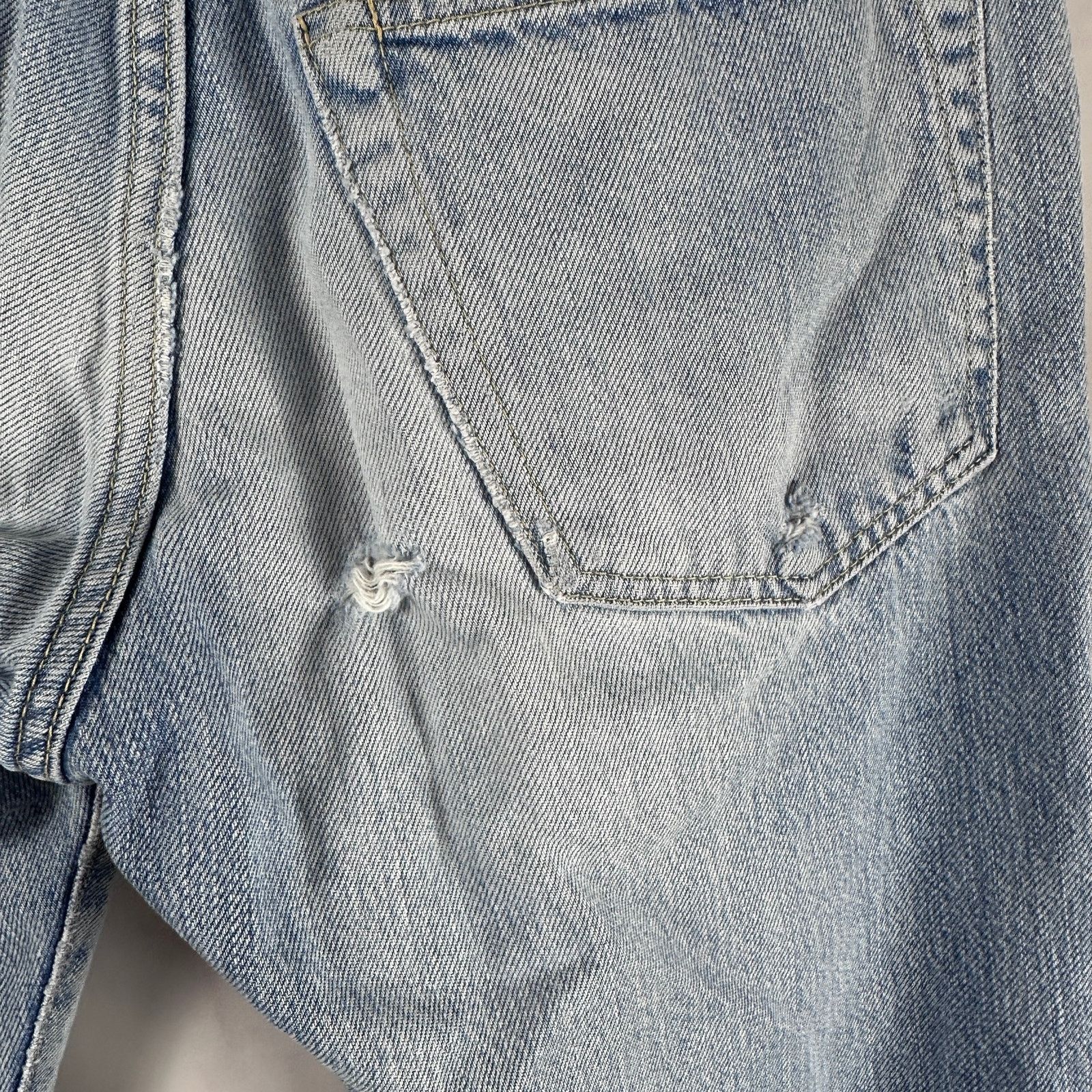 Hysteric Glamour Selvedge Repaired Light Wash Denim Size US 28 / EU 44 - 11 Thumbnail