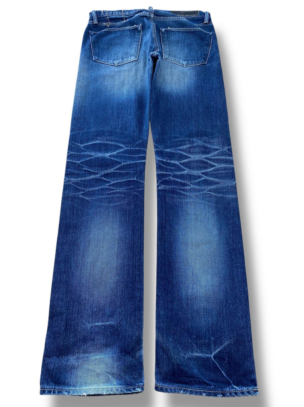 Japanese Brand Japanese Brand X Selvedge Whiskered Straight Leg Style Jeans Size US 30 / EU 46 - 3 Thumbnail