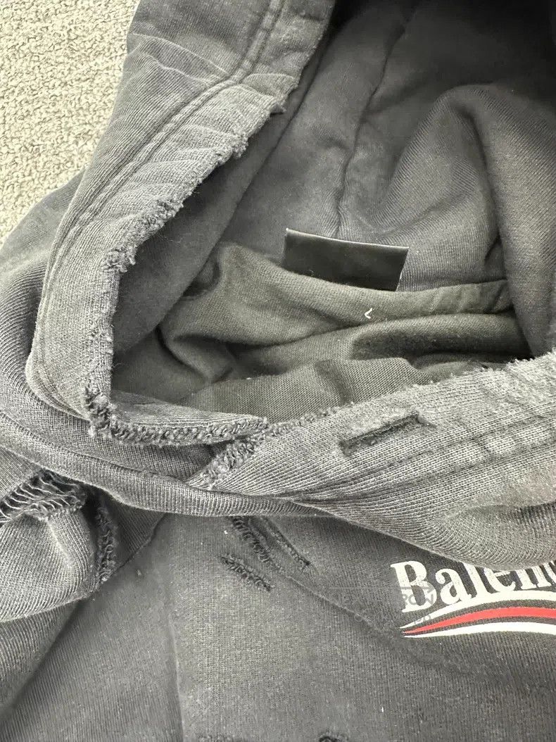 Balenciaga Balenciaga Coke Aged Hoodie Size US M / EU 48-50 / 2 - 5 Thumbnail