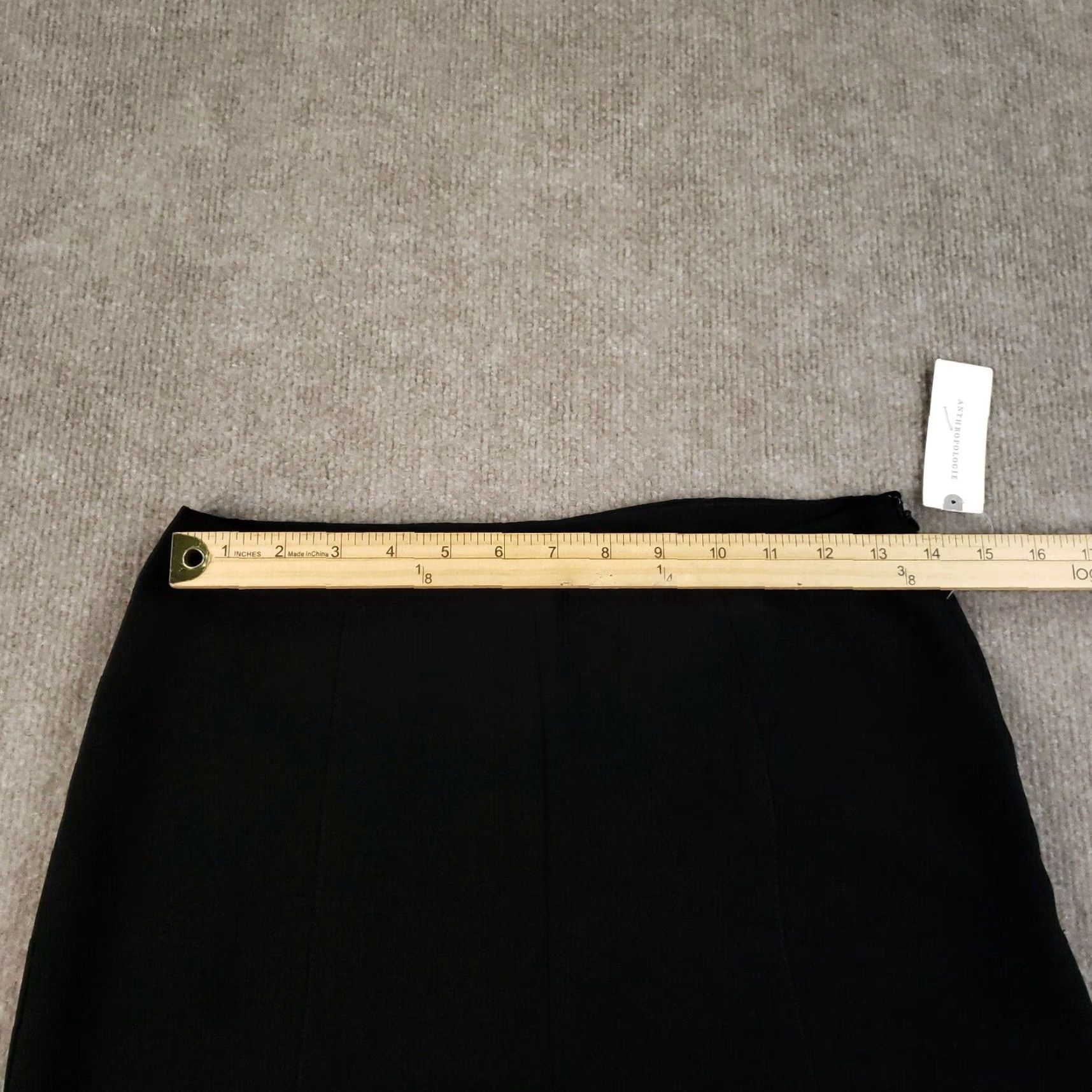 Anthropologie VINTAGE Anthropologie Zinnia High Rise Tulip Hem Pants Womens 4 Black Boho Dress Pants Flared Regular Mens? Size 27" / US 4 / IT 40 - 5 Thumbnail