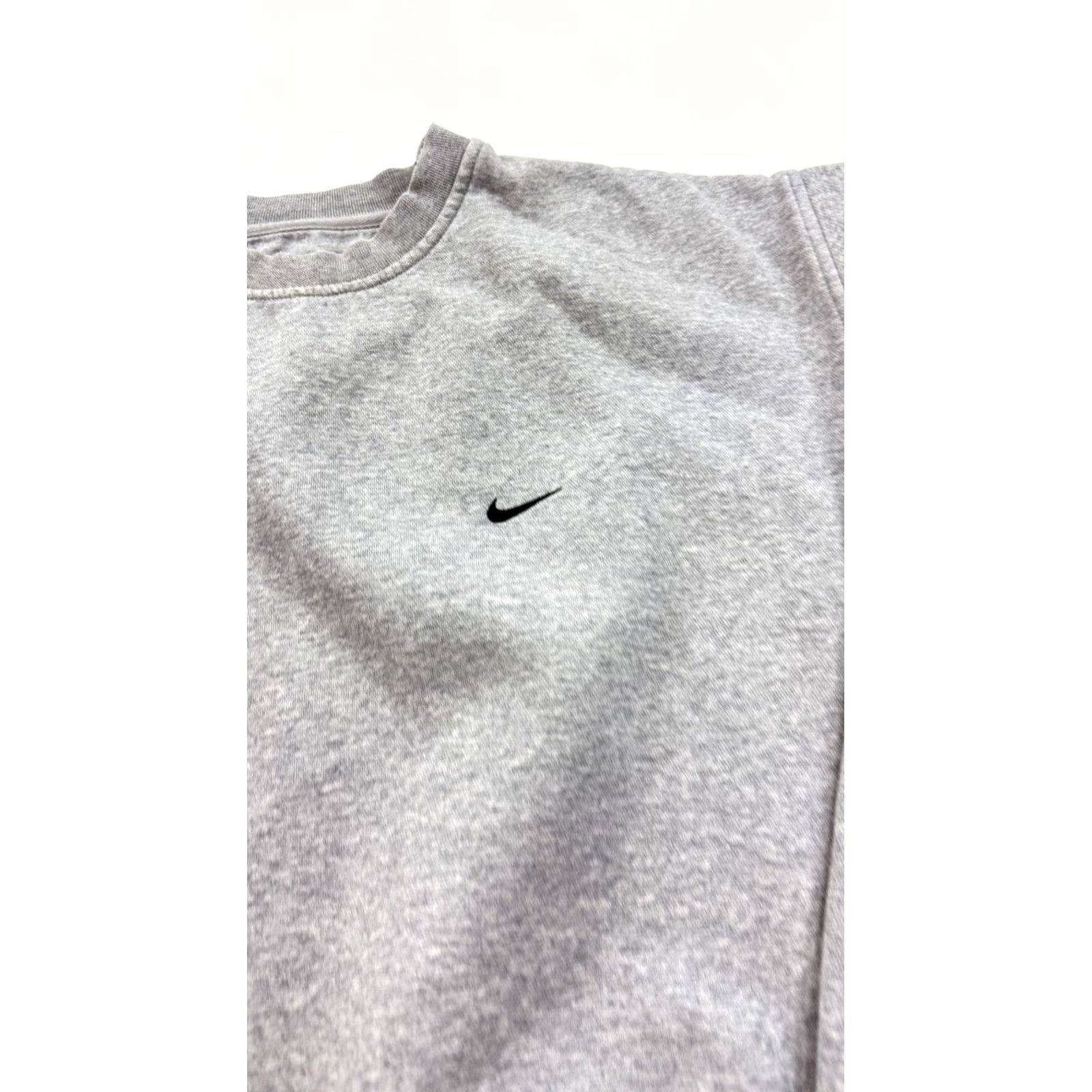 Nike VINTAGE Nike Sweatshirt Mens L Gray Graphic Print Crewneck Pullover Team Nike Swoosh Back Wordmark Front Logo Sports Fleece Size US L / EU 52-54 / 3 - 4 Thumbnail