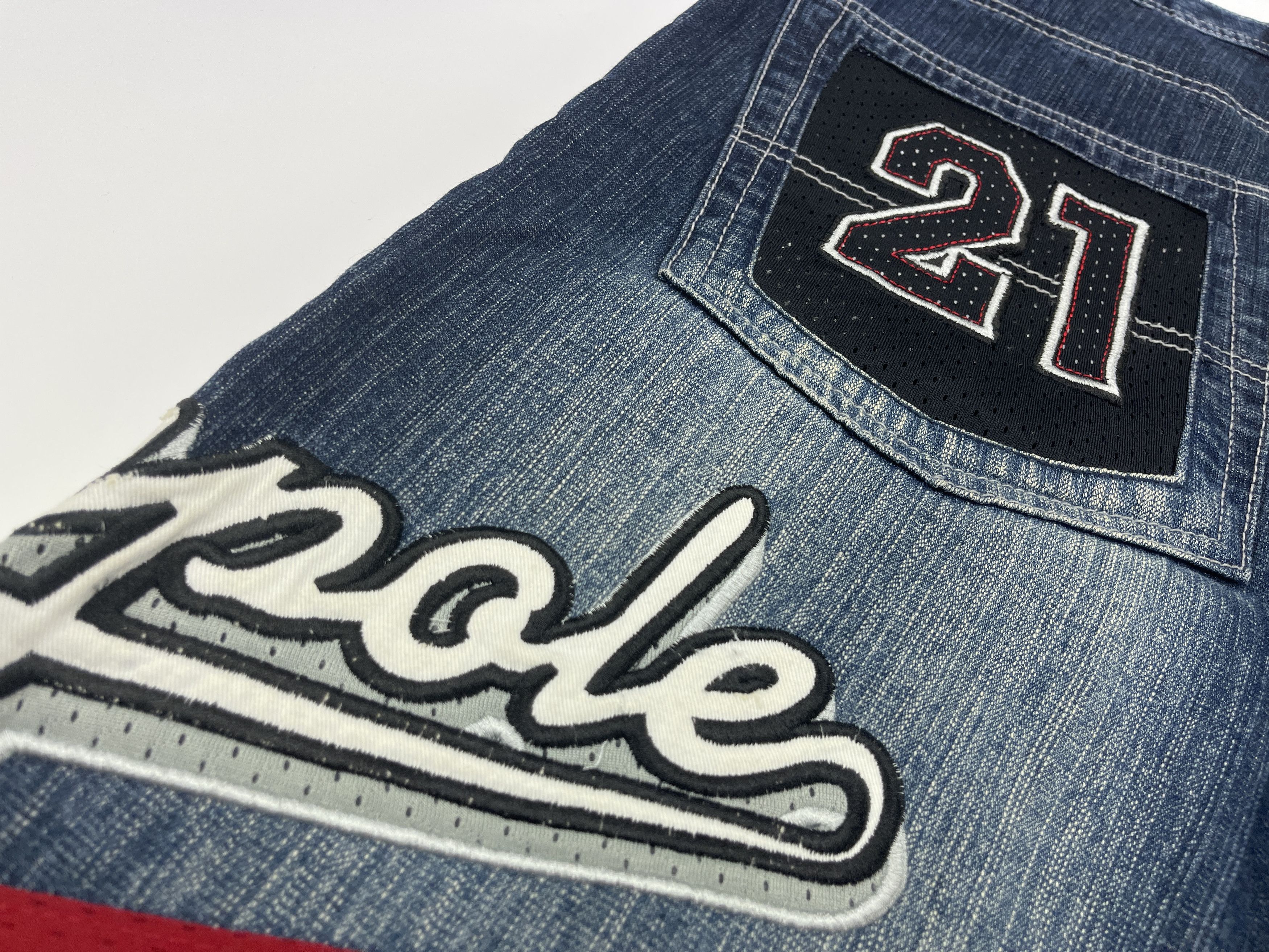 Southpole Southpole jeans shorts, vintage hip hop baggy South Pole, 32 Size US 32 / EU 48 - 6 Thumbnail