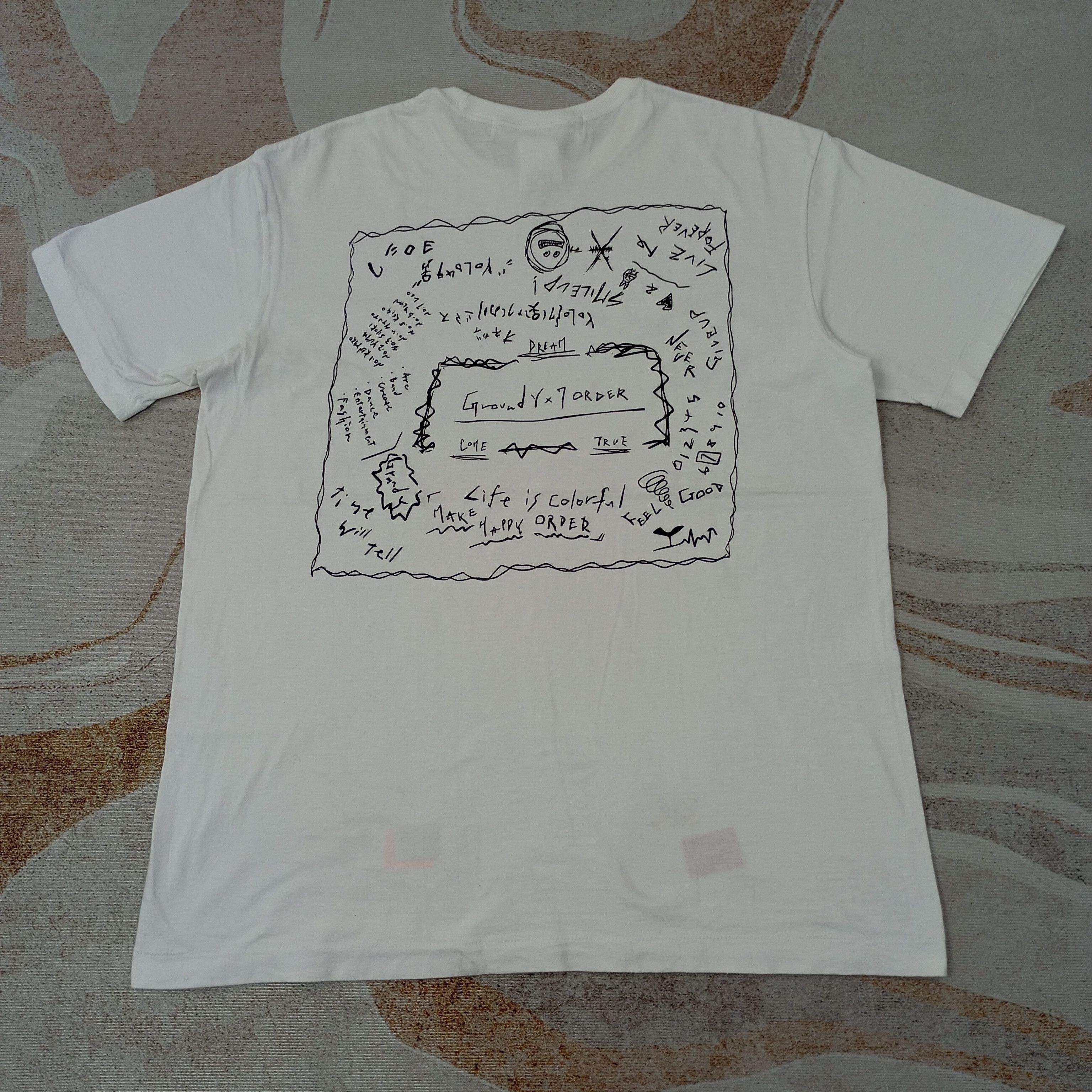 Yohji Yamamoto Ground Y x Torder by Yohji Yamamoto Designer Tshirt c239n68 Size US L / EU 52-54 / 3 - 1 Thumbnail