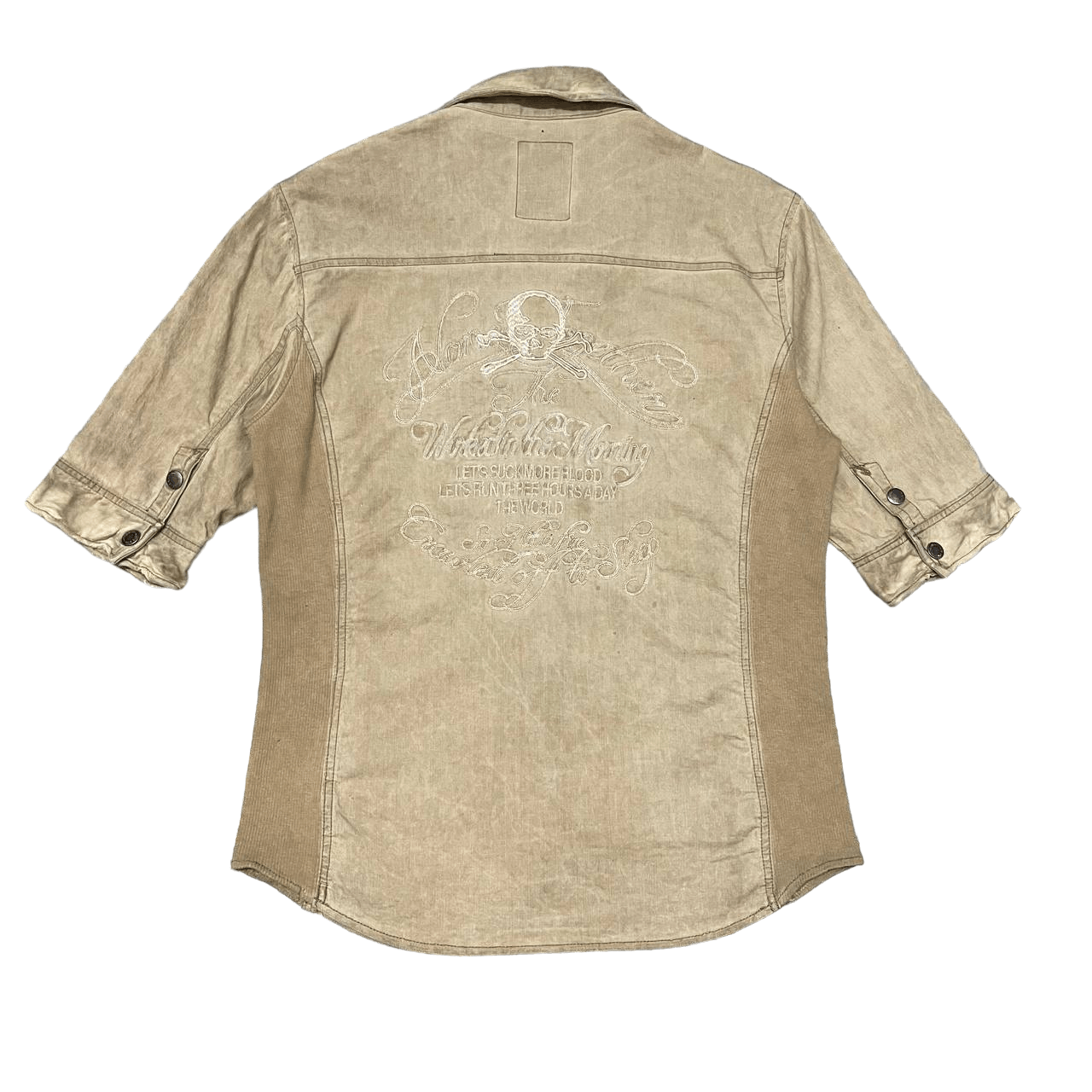 In The Attic Vintage In The Attic Skulls Embroidery Short Sleeve Jacket Size US L / EU 52-54 / 3 - 12 Thumbnail