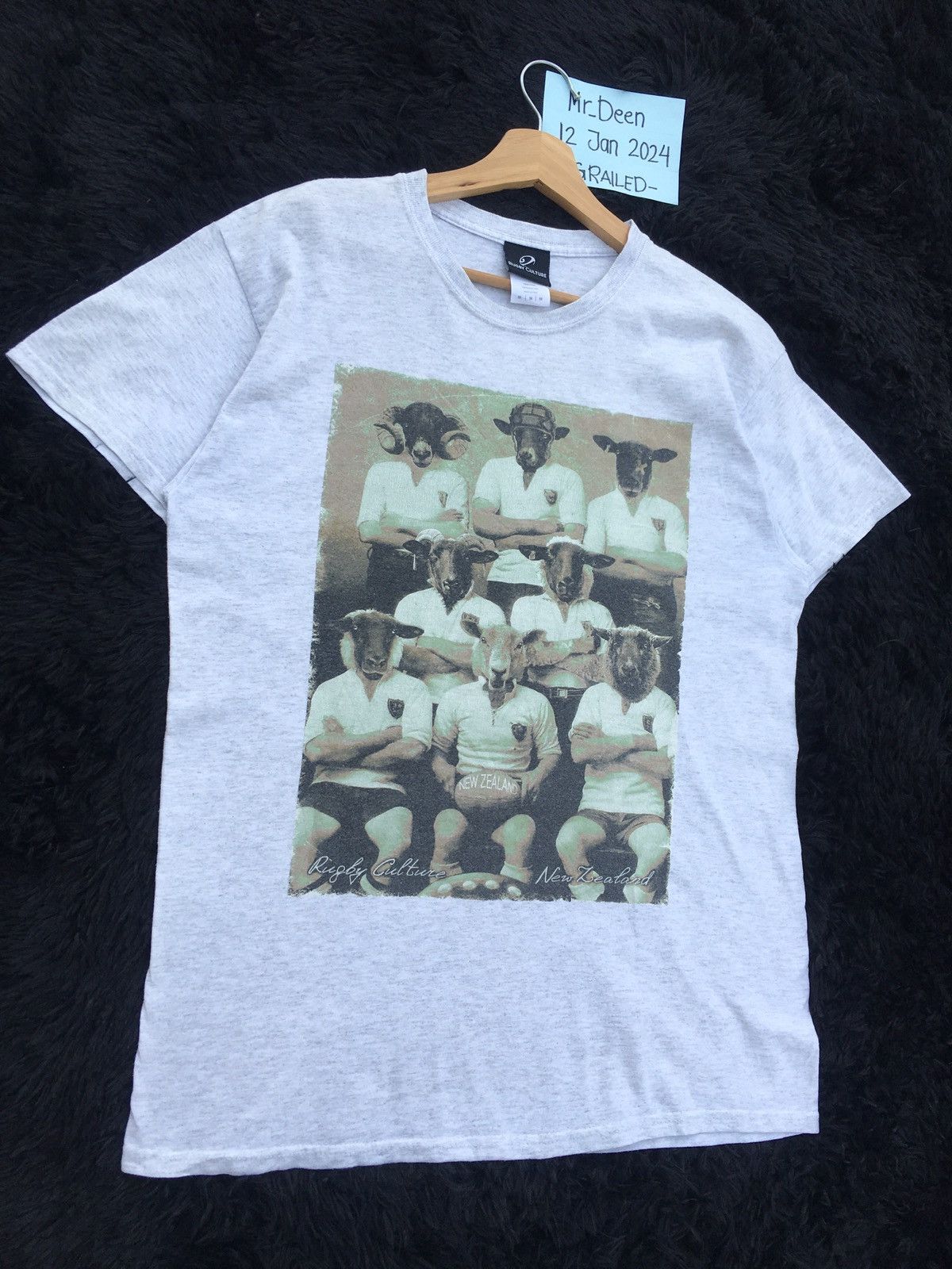 Vintage Rare Vintage Rugby Culture New Zealand Tshirt Size US M / EU 48-50 / 2 - 2 Thumbnail