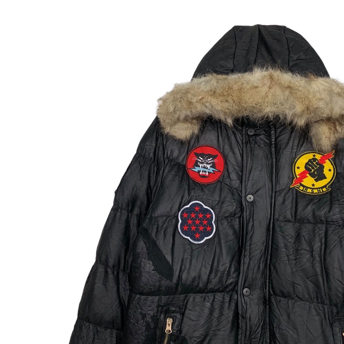 Other Reason Hooded Puffer Jacket Size US M / EU 48-50 / 2 - 6 Thumbnail