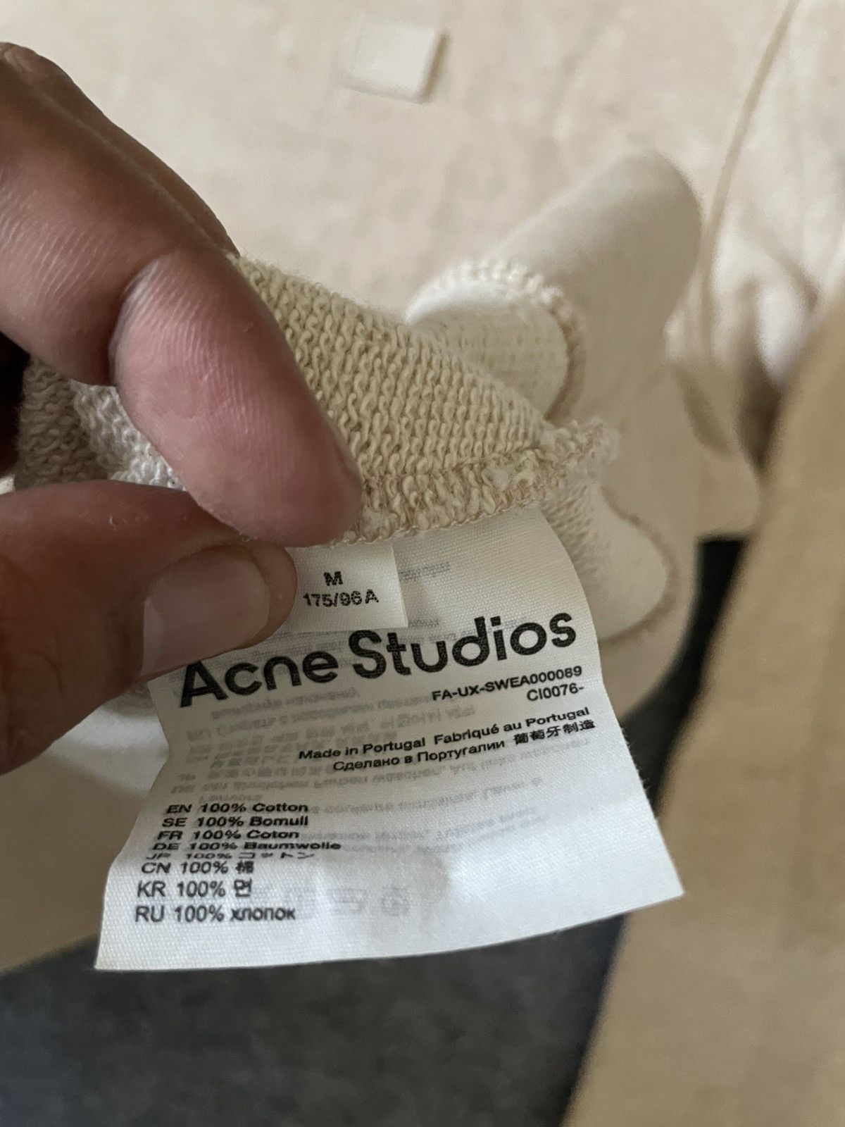 Acne Studios Acne Studios Face Logo Sweatshirt Size US M / EU 48-50 / 2 - 6 Thumbnail