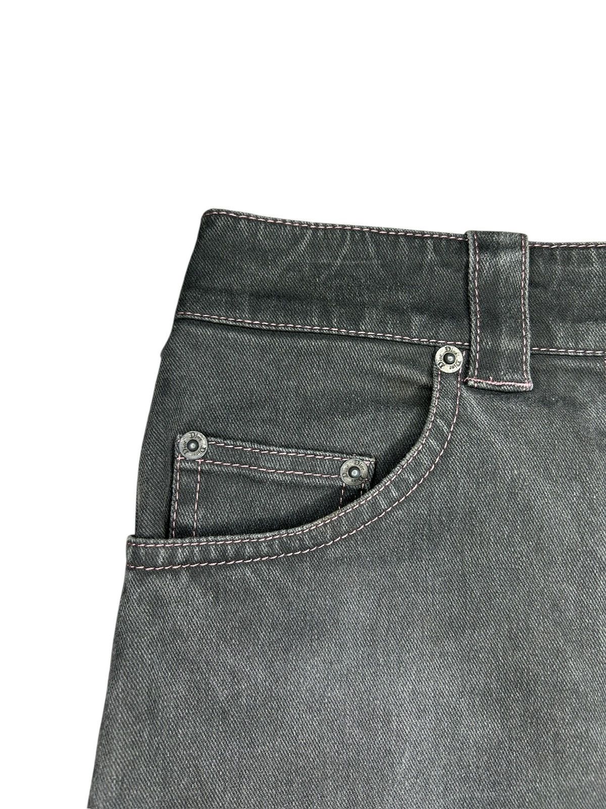 Dior S/S 03 Dior by Galliano Denim Skirt Size 26" / US 2 / IT 38 - 7 Thumbnail