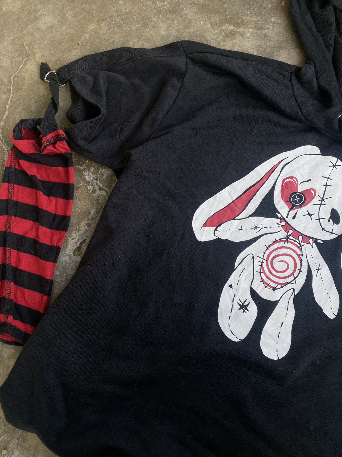 If Six Was Nine × Le Grande Bleu (L.G.B.) Rabbit Punk Style tshirt Size US L / EU 52-54 / 3 - 5 Thumbnail