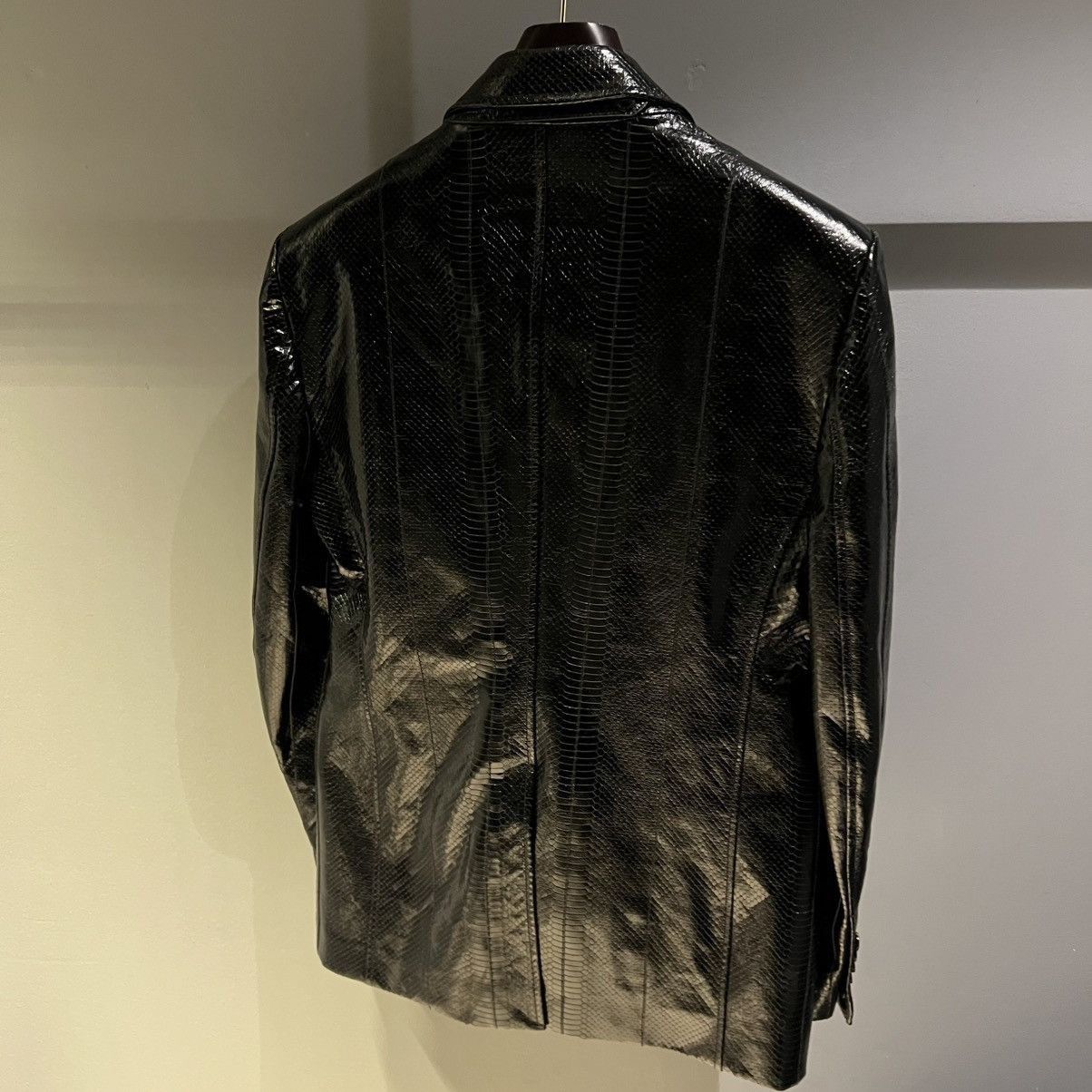 Tom Ford 🪭$15K VALUE🪭 Tom Ford snake printed leather blazer jacket Size US L / EU 52-54 / 3 - 6 Thumbnail