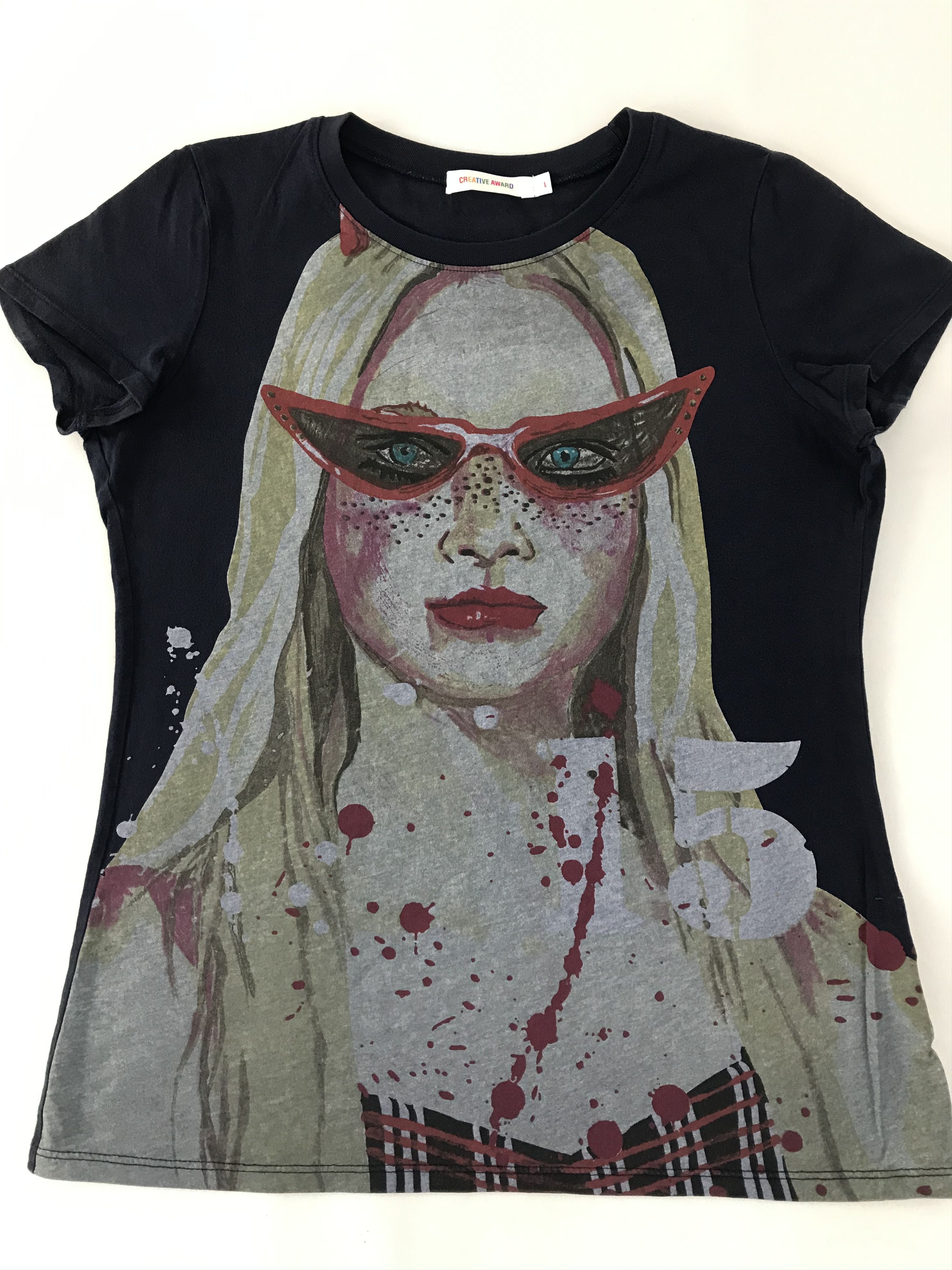 Japanese Brand Creative Award x Uniqlo Horned Sister Girl Graphic Art Tee Size S / US 4 / IT 40 - 3 Thumbnail