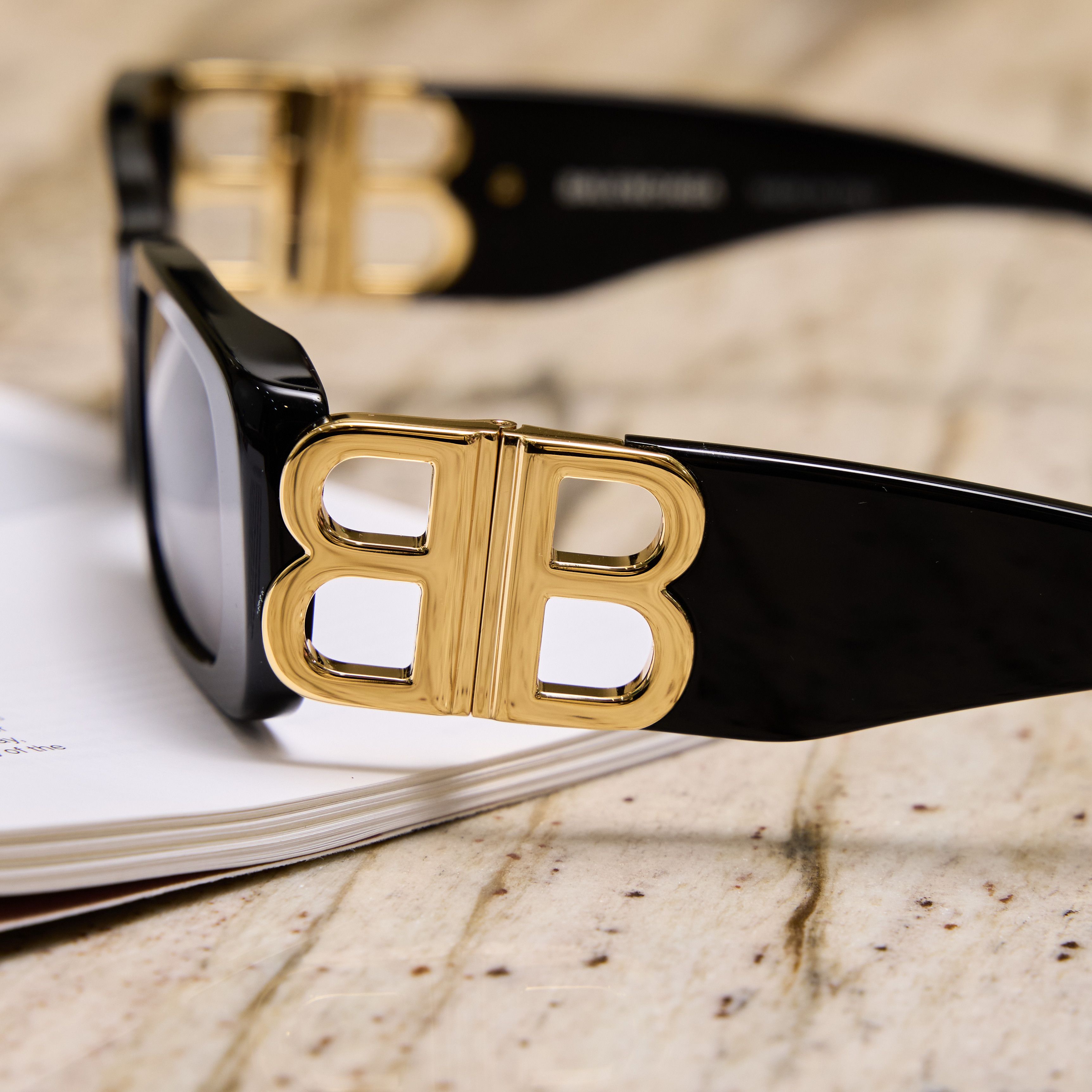 Balenciaga BALENCIAGA Dynasty Sunglasses BLACK Size ONE SIZE - 3 Thumbnail