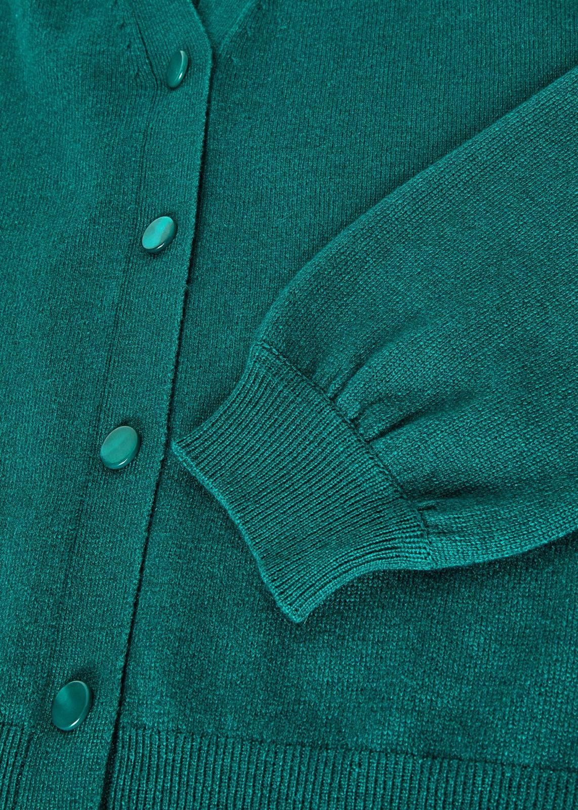 Loro Piana o1srvl11e0824 Ica Cashmere Silk Cardigan in Sea Green Size XS / US 0-2 / IT 36-38 - 5 Thumbnail