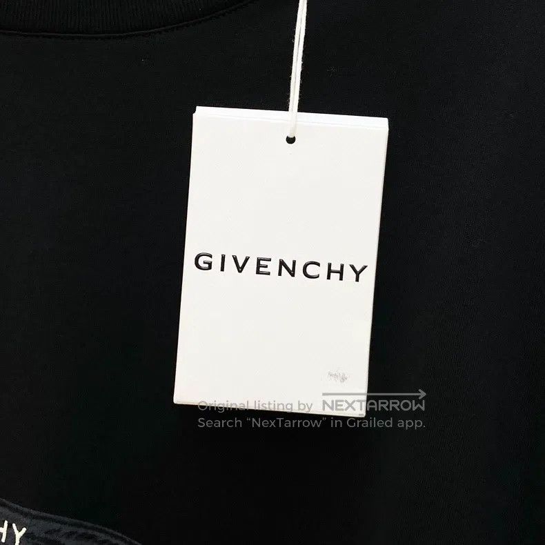 Givenchy Givenchy Black Wing Short Sleeve T-Shirt Size US M / EU 48-50 / 2 - 5 Thumbnail