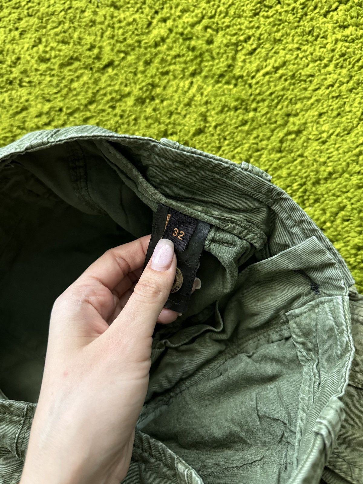Alpha Industries × Vintage Alpha Industries 2000s vintage military army cargo pants Size US 32 / EU 48 - 9 Thumbnail