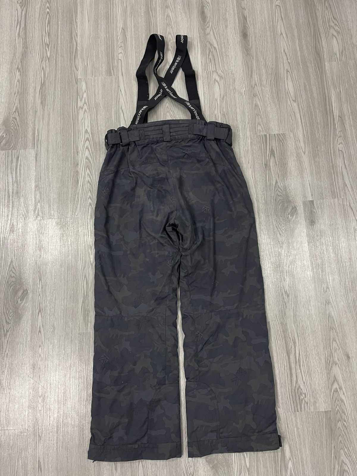 Japanese Brand × Karrimor Karrimor Black Camo Ski Pant With Suspender Size US 34 / EU 50 - 8 Thumbnail