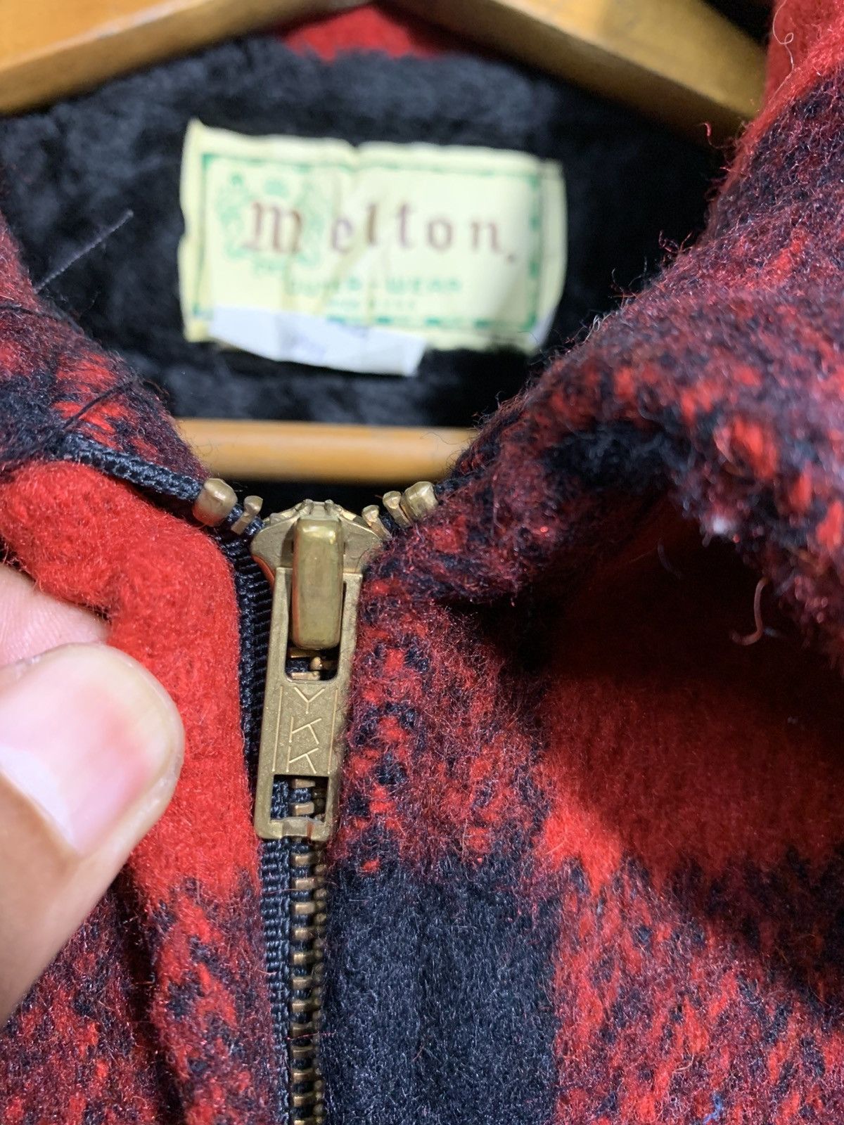 Vintage 🔥VTG MELTON USA PLAID TARTANS MACKINAW JACKETS Size US L / EU 52-54 / 3 - 11 Thumbnail
