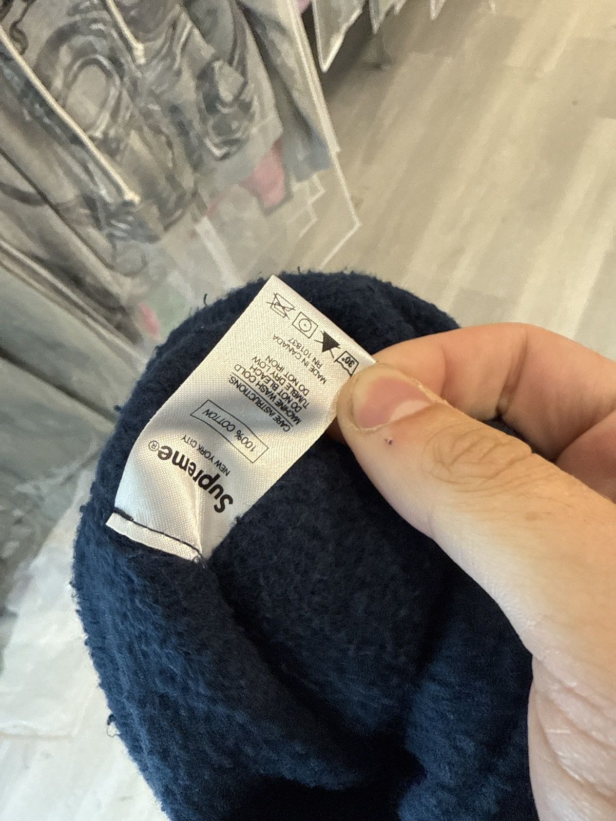 Supreme Supreme spin Crewneck Navy Size US XL / EU 56 / 4 - 4 Thumbnail
