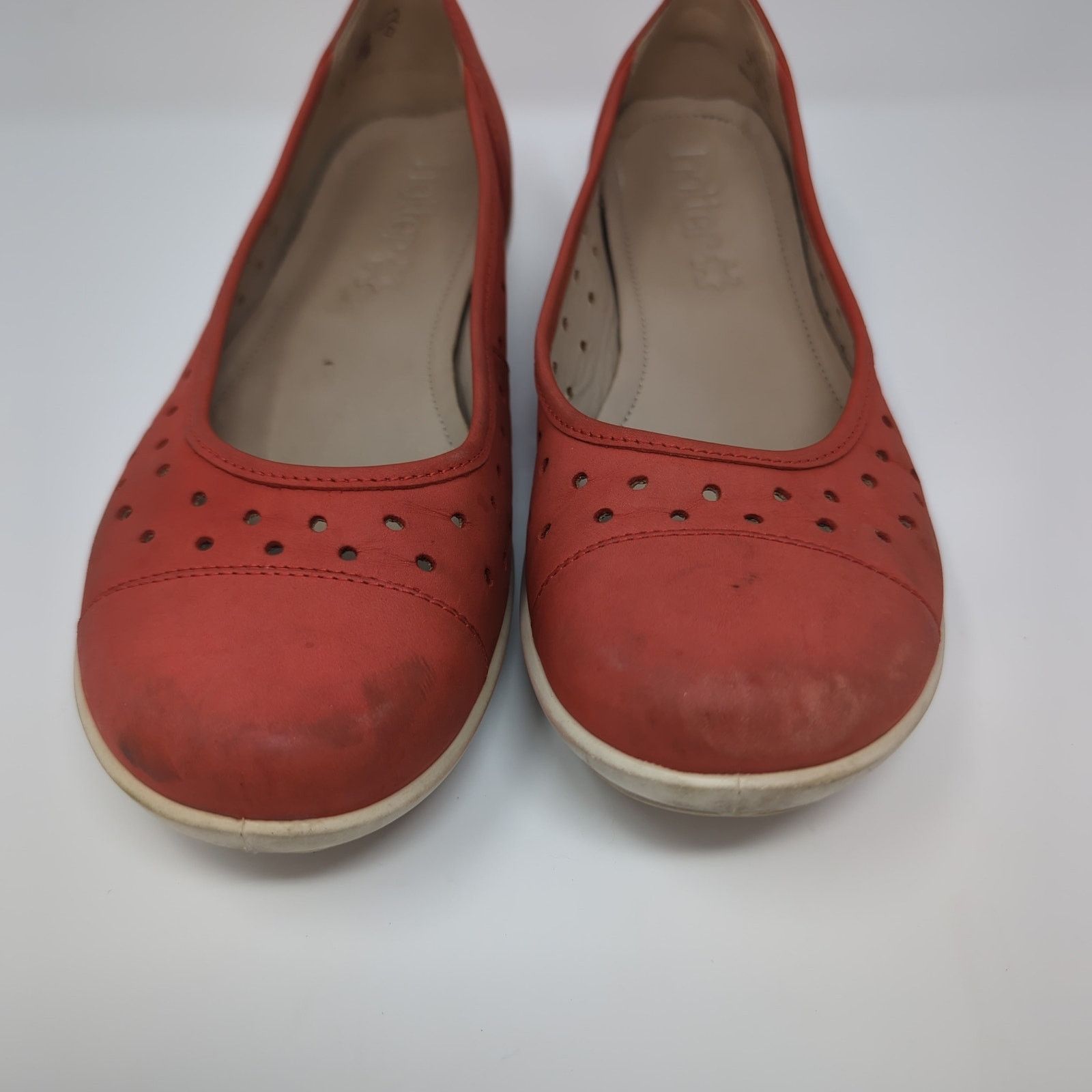 Other Hotter Comfort Concept Livvy Red Nubuck LeatherPerforated 10 Size US 10 / IT 40 - 3 Thumbnail