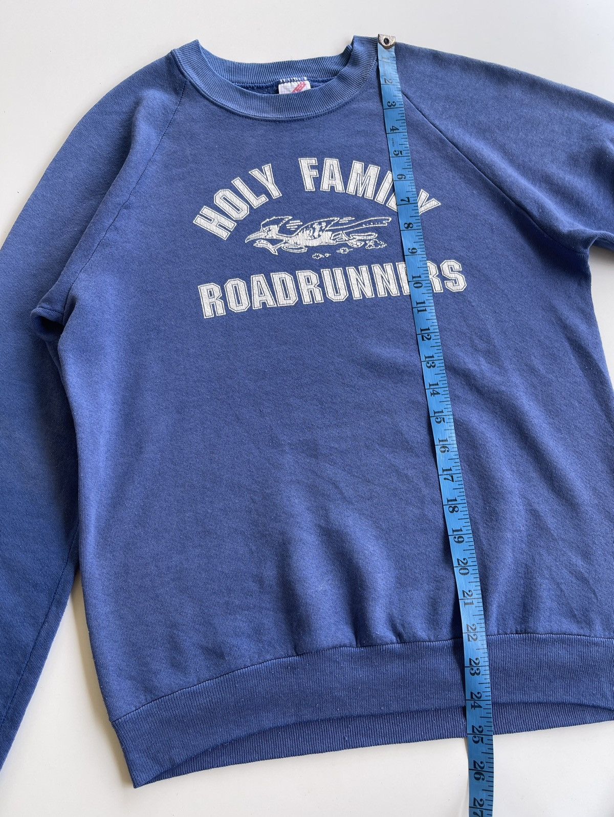 Vintage Jerzees 90s Holy Family Roadrunners Sunfaded Sweatshirt Size US M / EU 48-50 / 2 - 12 Thumbnail
