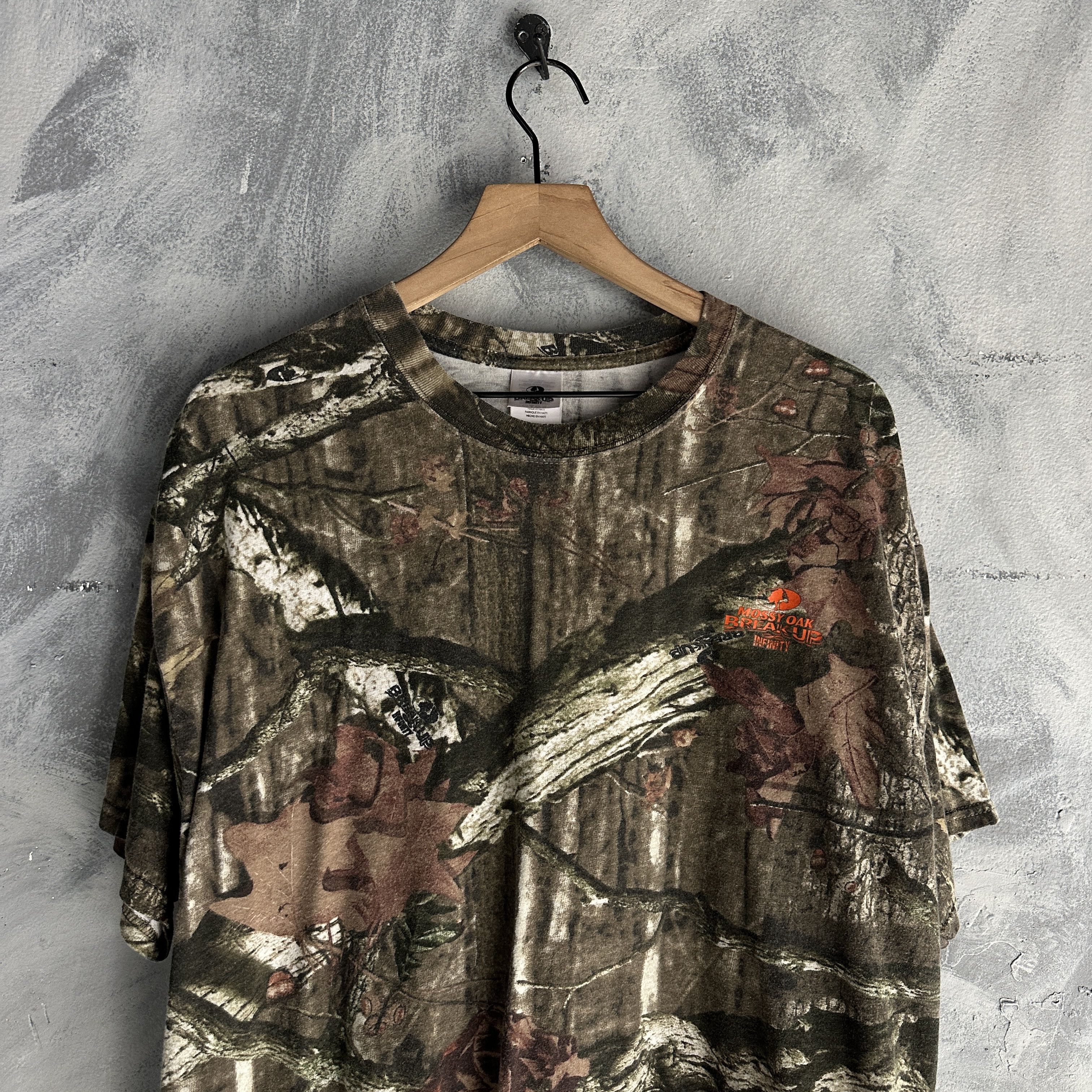 Mossy Oaks Vintage Mossy Oak Camo Camouflage T Shirt Mens Breakup Size US XL / EU 56 / 4 - 1 Thumbnail