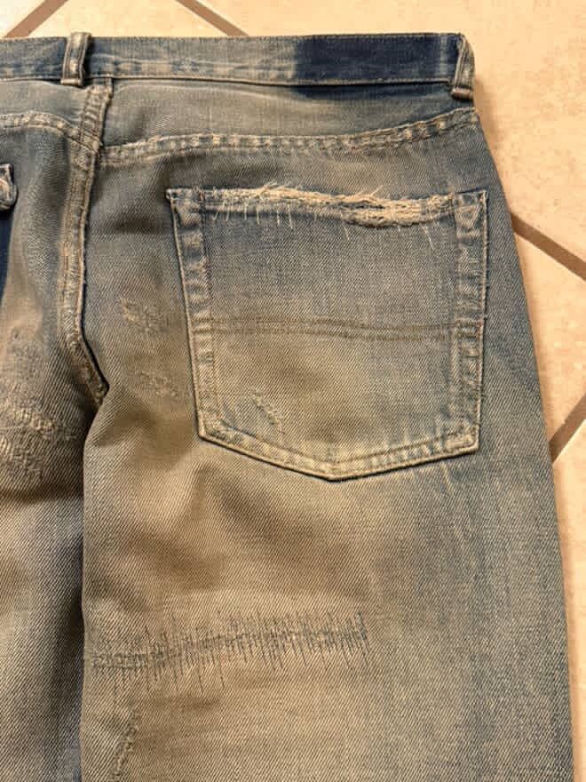 Undercover 04 Undercover 68 red yarn denim SOLD Size US 33 - 6 Thumbnail