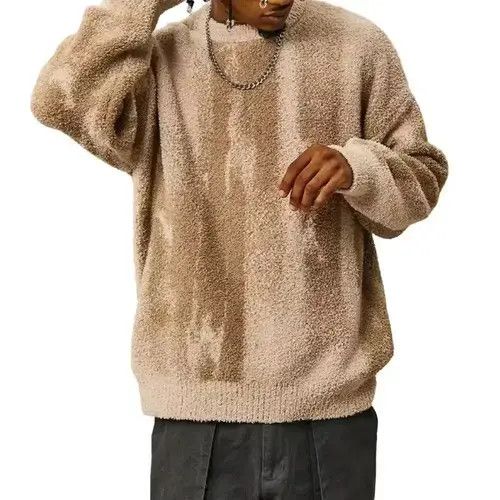 Aran Isles Knitwear Tie Dye Beige Knit Sweater Size US M / EU 48-50 / 2 - 2 Thumbnail