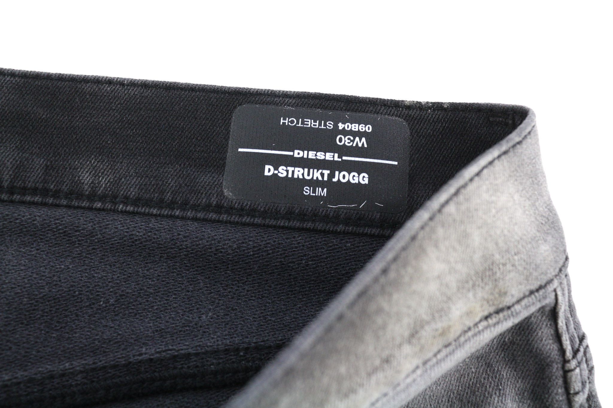 Diesel D-STRUKT JOGG 09B04 W30 Slim Stretch Black 40441 Size US 30 / EU 46 - 6 Thumbnail