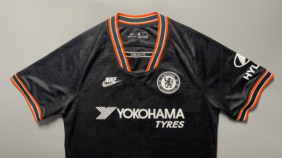 Nike × Vintage CHELSEA NIKE 2019/2020 FOOTBALL THIRD JERSEY #9 ABRAHAM Size US M / EU 48-50 / 2 - 3 Thumbnail