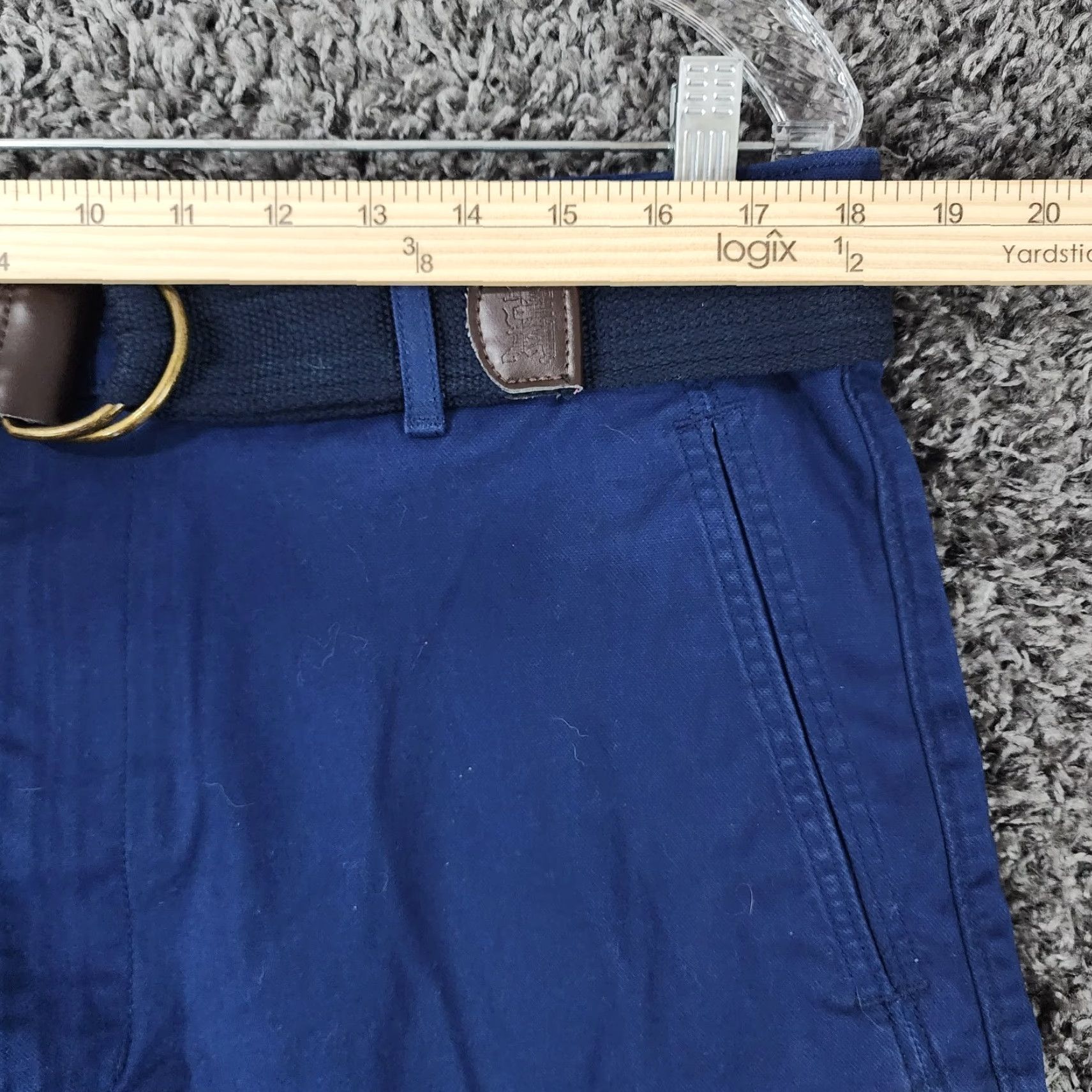 Levi's Levi's Cargo Shorts Mens Blue Belted Size 36 Regular Size US 36 / EU 52 - 3 Thumbnail