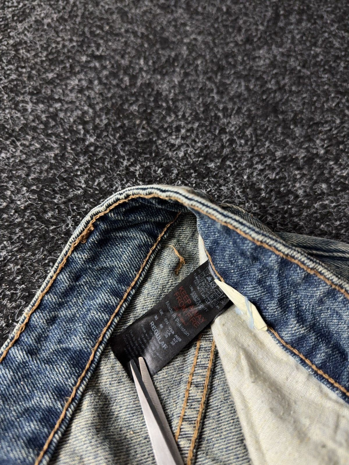 Japanese Brand Japanese Avant Garde Punk Style Distressed Panel Denim Jeans Size US 30 / EU 46 - 9 Thumbnail
