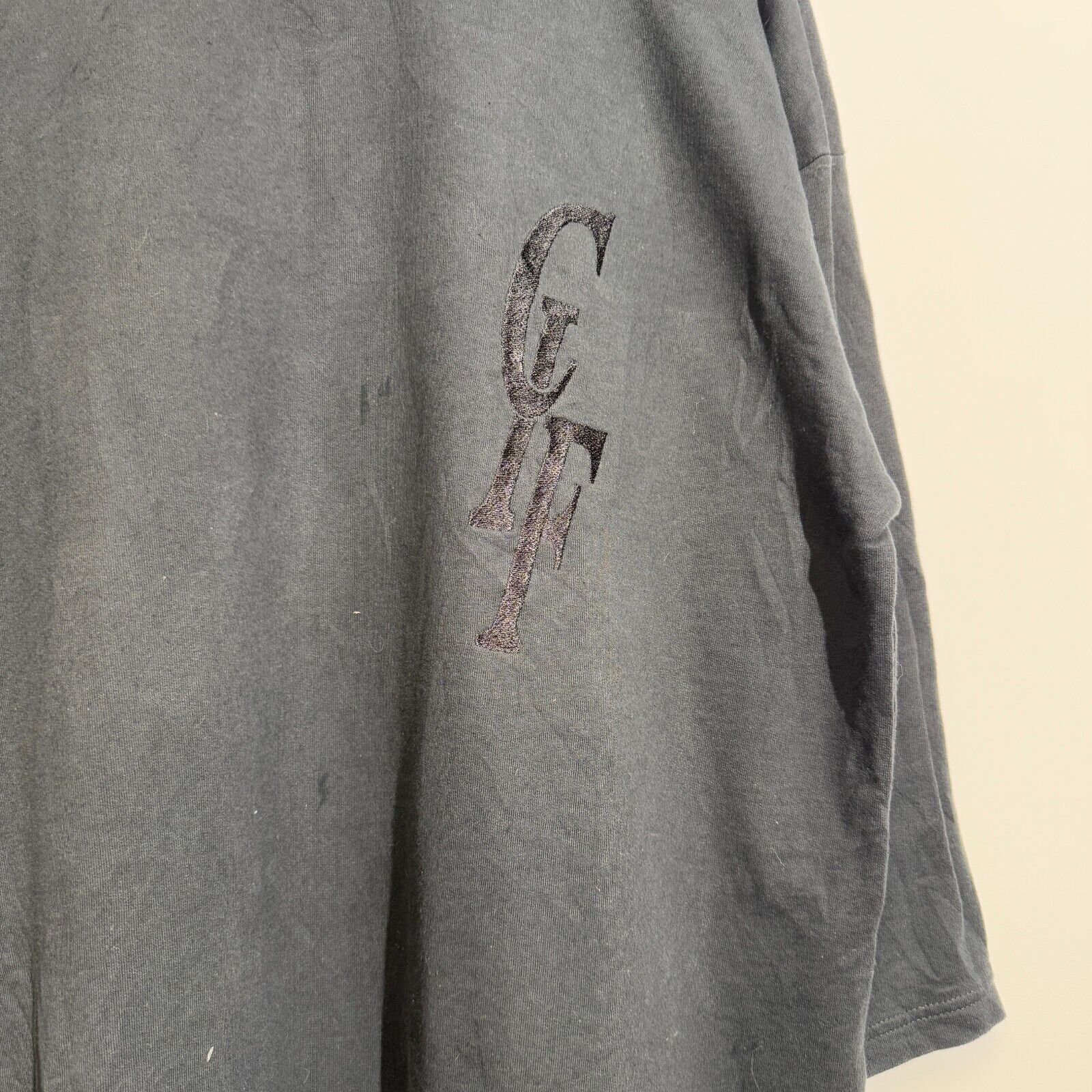 Vintage Vintage Unisex Black Cotton Crewneck Size XXL Washed 90s Size US M / EU 48-50 / 2 - 4 Thumbnail