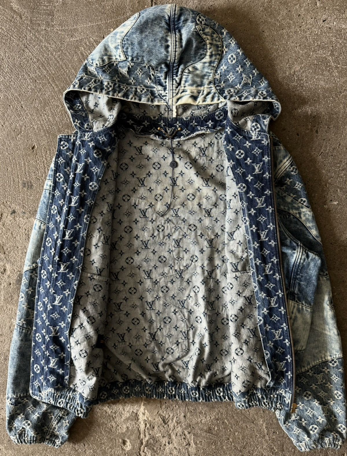 Louis Vuitton Louis Vuitton - Nigo / Virgil Abloh - SS22 - Denim Jacket Size US XL / EU 56 / 4 - 12 Thumbnail