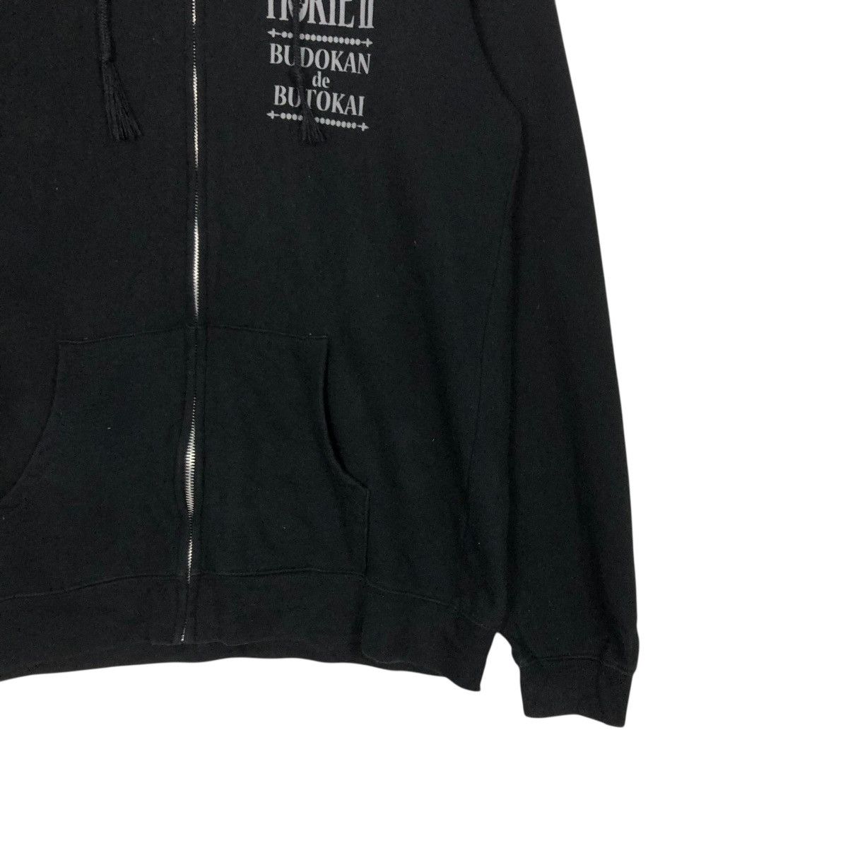 Cartoon Network 🔥RICH BLACK VINTAGE ZIPPER HOODIE YUI HORIE II BUDOKAN Size US S / EU 44-46 / 1 - 7 Thumbnail