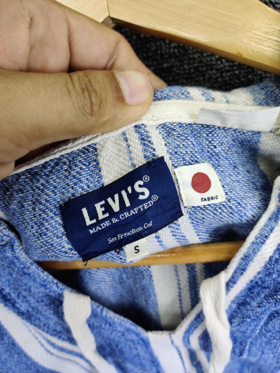 Levi's Made & Crafted Vintage 90s Levi's Made & Crafted Striped Hoodie Jacket Size US S / EU 44-46 / 1 - 10 Thumbnail