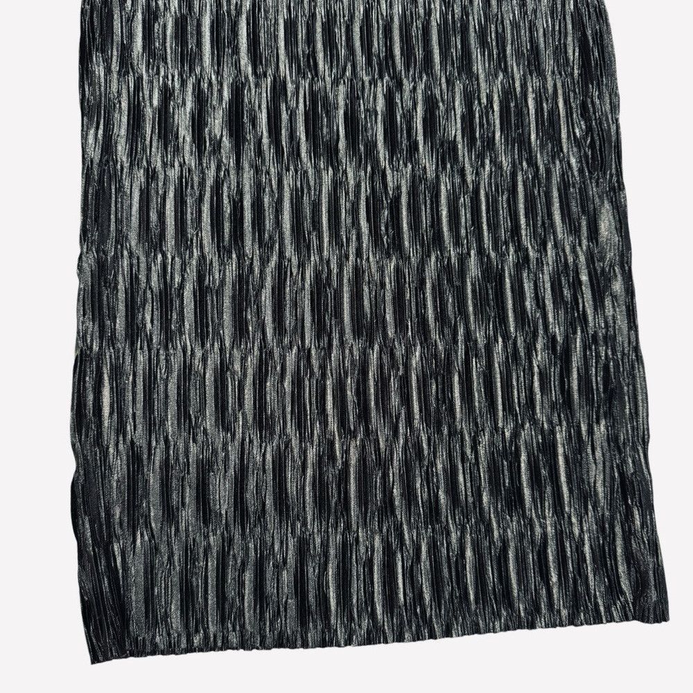 Zara NWT New Zara Black Pleated Midi Skirt 4886/484 Size S Size 28" / US 6 / IT 42 - 5 Thumbnail