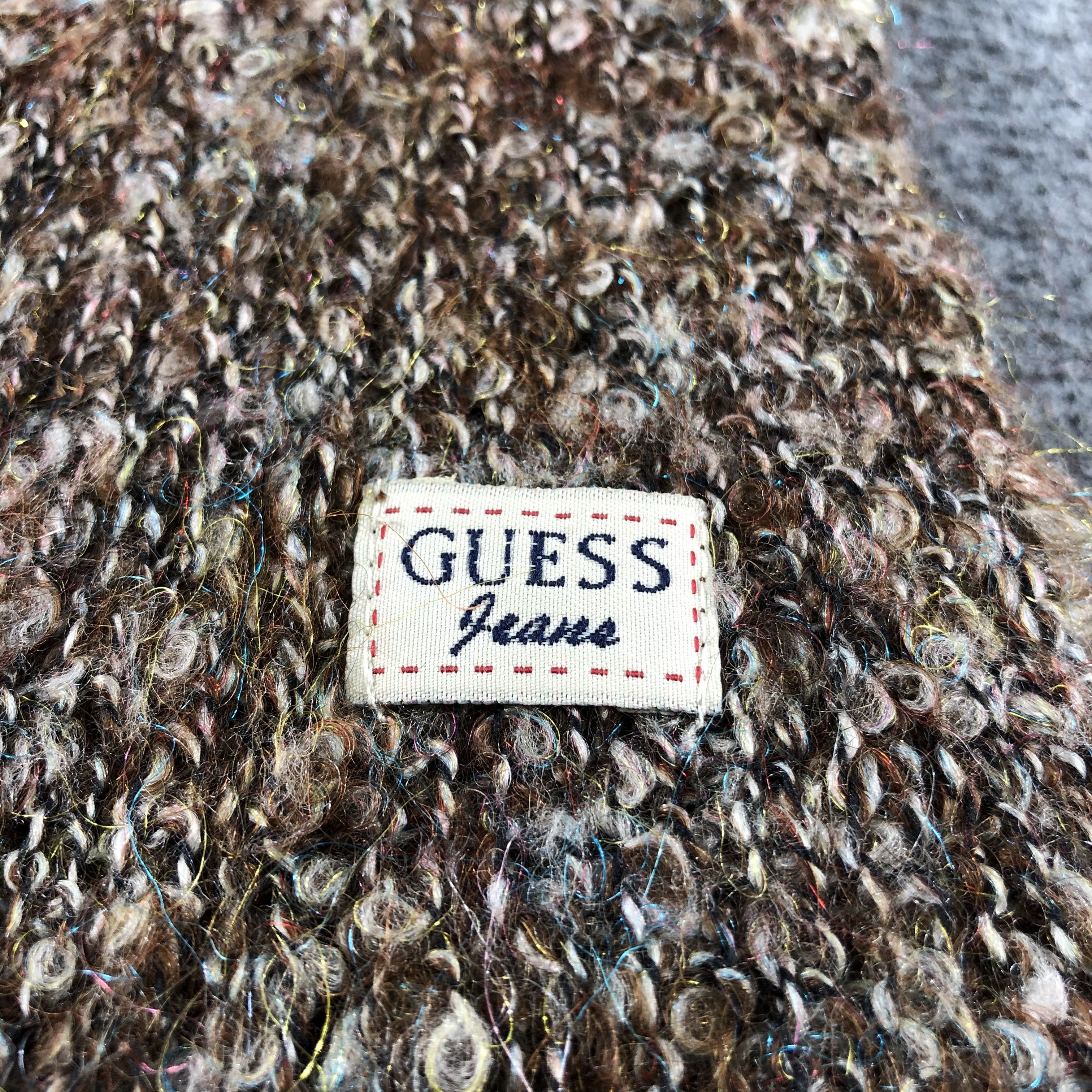 Guess Guess Jeans Wool Scarf Muffler V685 Size ONE SIZE - 4 Thumbnail