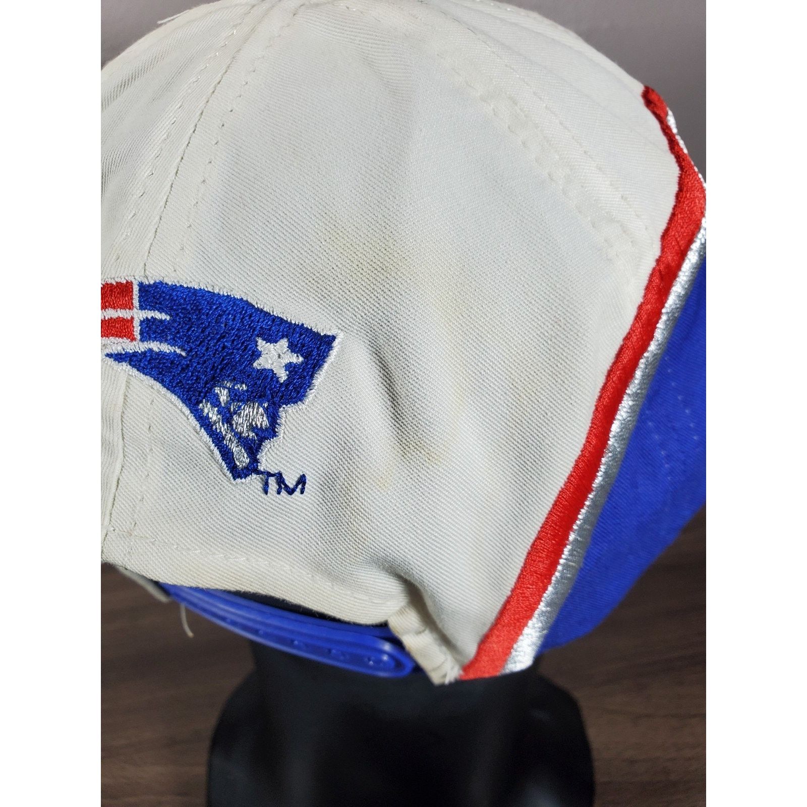 NFL × Vintage 90s Eastport NFL New England Patriots Swirl Hat Snapback Cap Size ONE SIZE - 10 Thumbnail