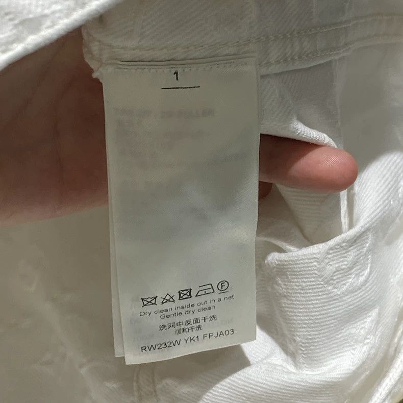 Louis Vuitton Louis Vuitton White Old Flower Full Print Denim Vest Size S / US 4 / IT 40 - 5 Thumbnail