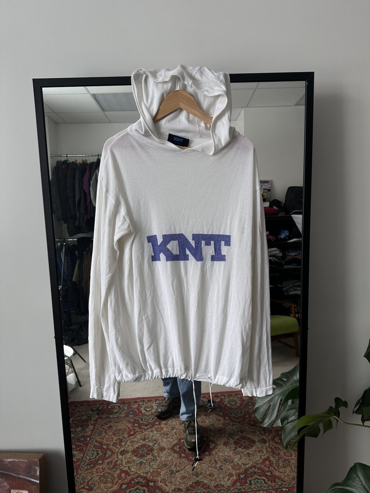 Kiton Kiton KNT White Cotton Hoodie Size US L / EU 52-54 / 3 - 1 Thumbnail