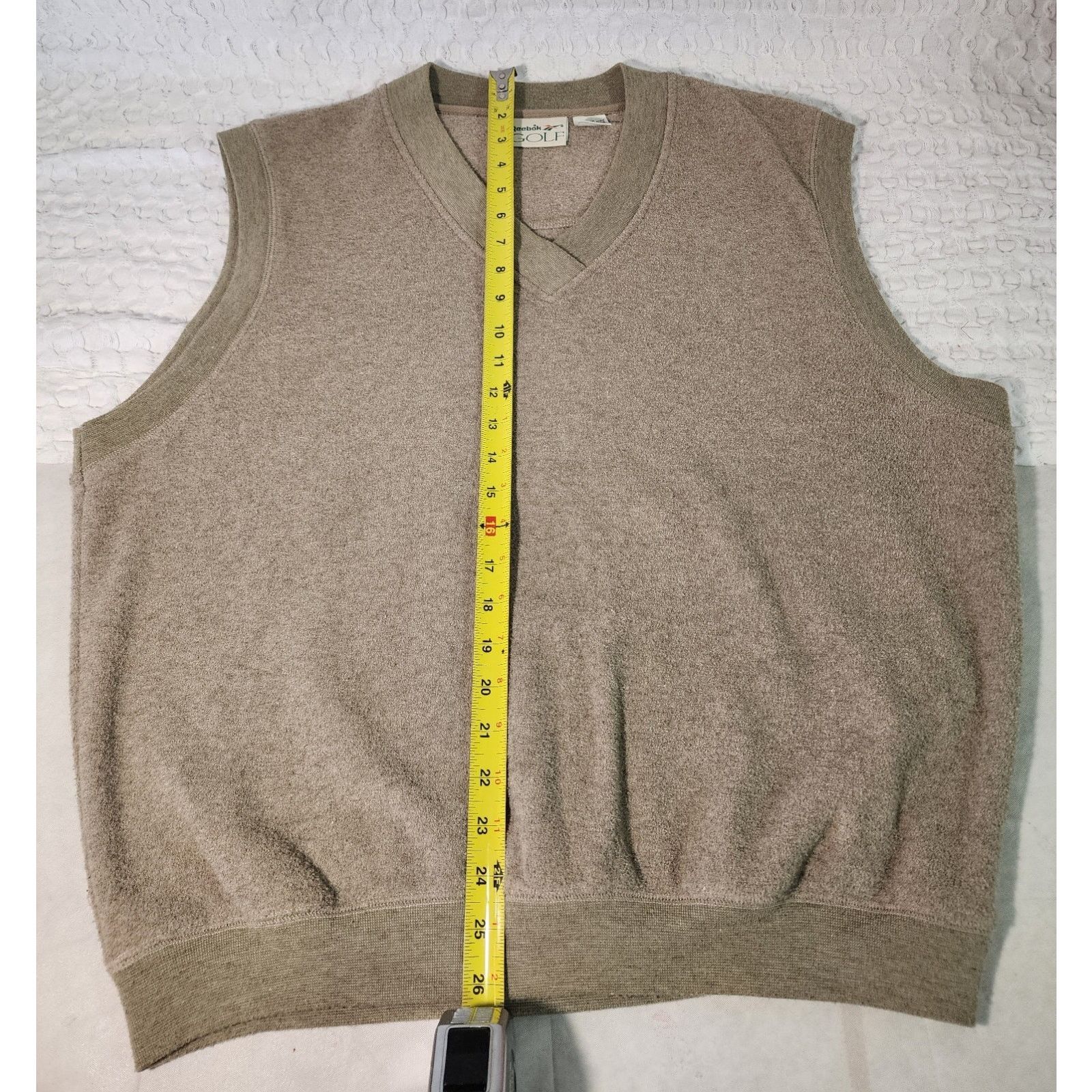Reebok Vintage Reebok Sweater Vest Men's L Green Chunky V-Neck Golf Size US L / EU 52-54 / 3 - 6 Thumbnail