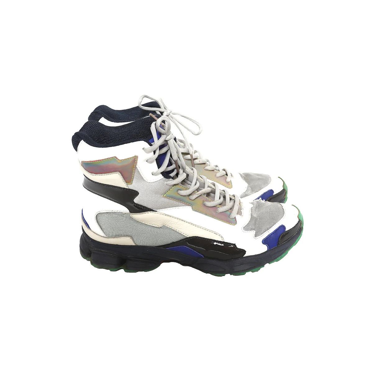 Raf Simons Raf Simons SS13 Holo Hightop Sneakers Size US 10 / EU 43 - 3 Thumbnail