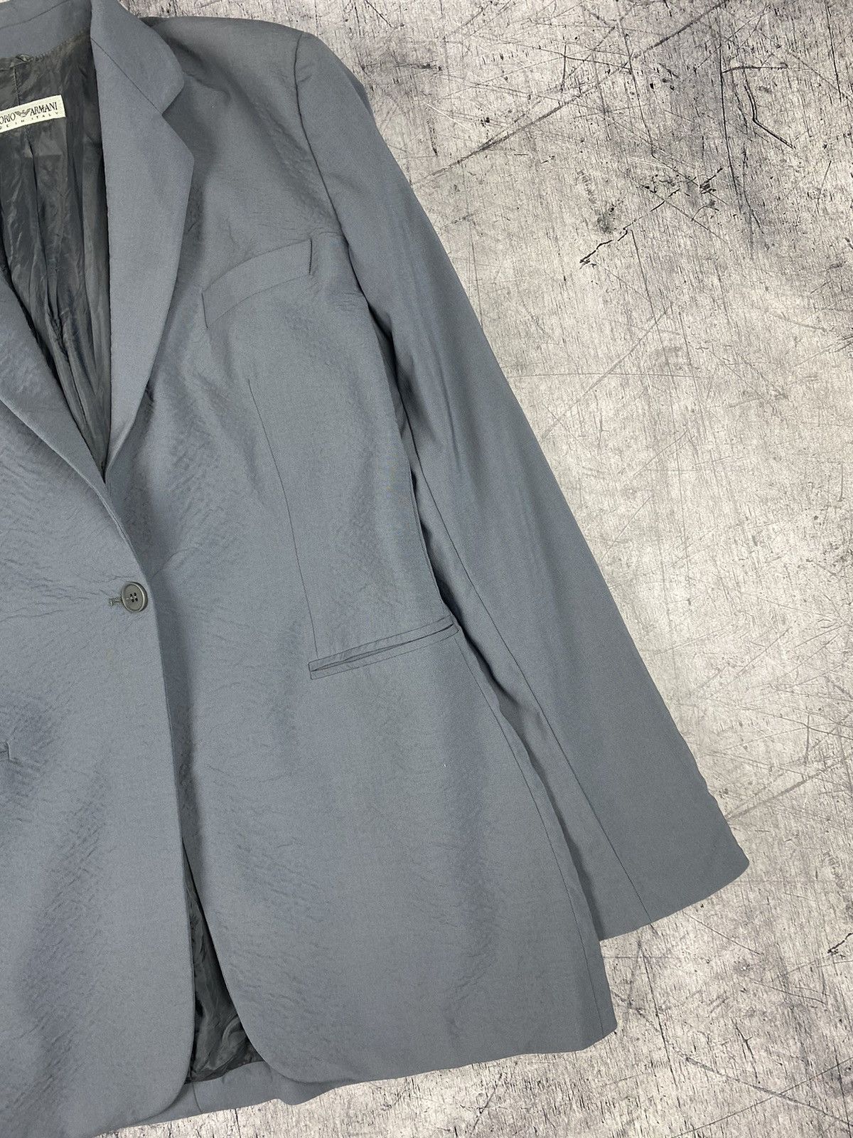Emporio Armani Vintage 90's Emporio Armani Italy Blazer Size US S / EU 44-46 / 1 - 4 Thumbnail
