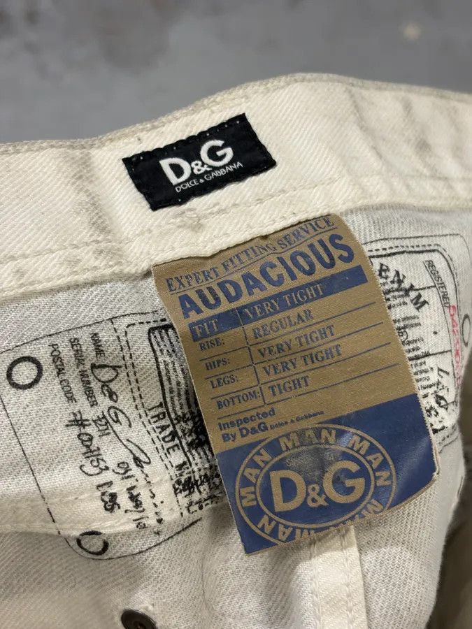 Dolce & Gabbana 2000s Dolce & Gabbana Grey Faded Denim Jeans Size US 32 / EU 48 - 10 Thumbnail