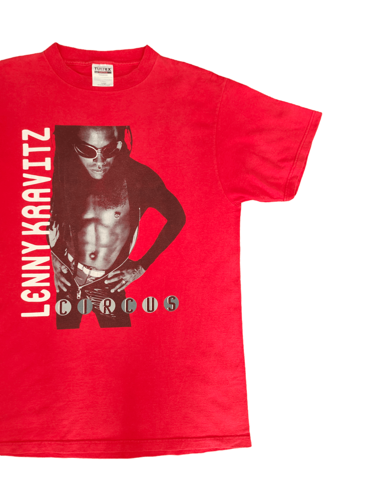 Band Tees Vintage 90s Lenny Kravitz Circus Tour T-Shirt Size US L / EU 52-54 / 3 - 5 Thumbnail