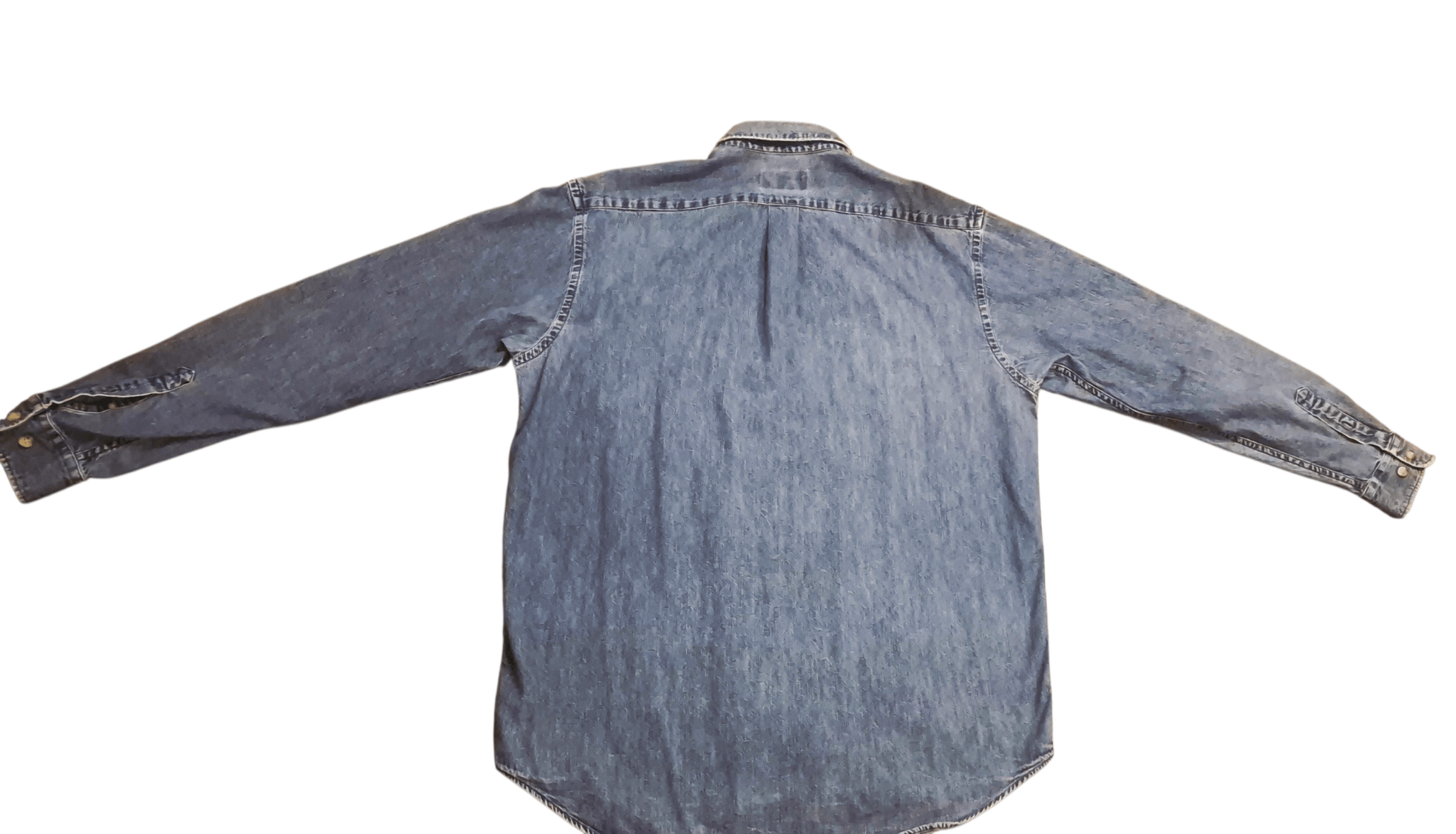 Eddie Bauer Vintage Eddie Bauer Denim Shirt Men’s Large Tall100% Cotton Size US L / EU 52-54 / 3 - 2 Thumbnail