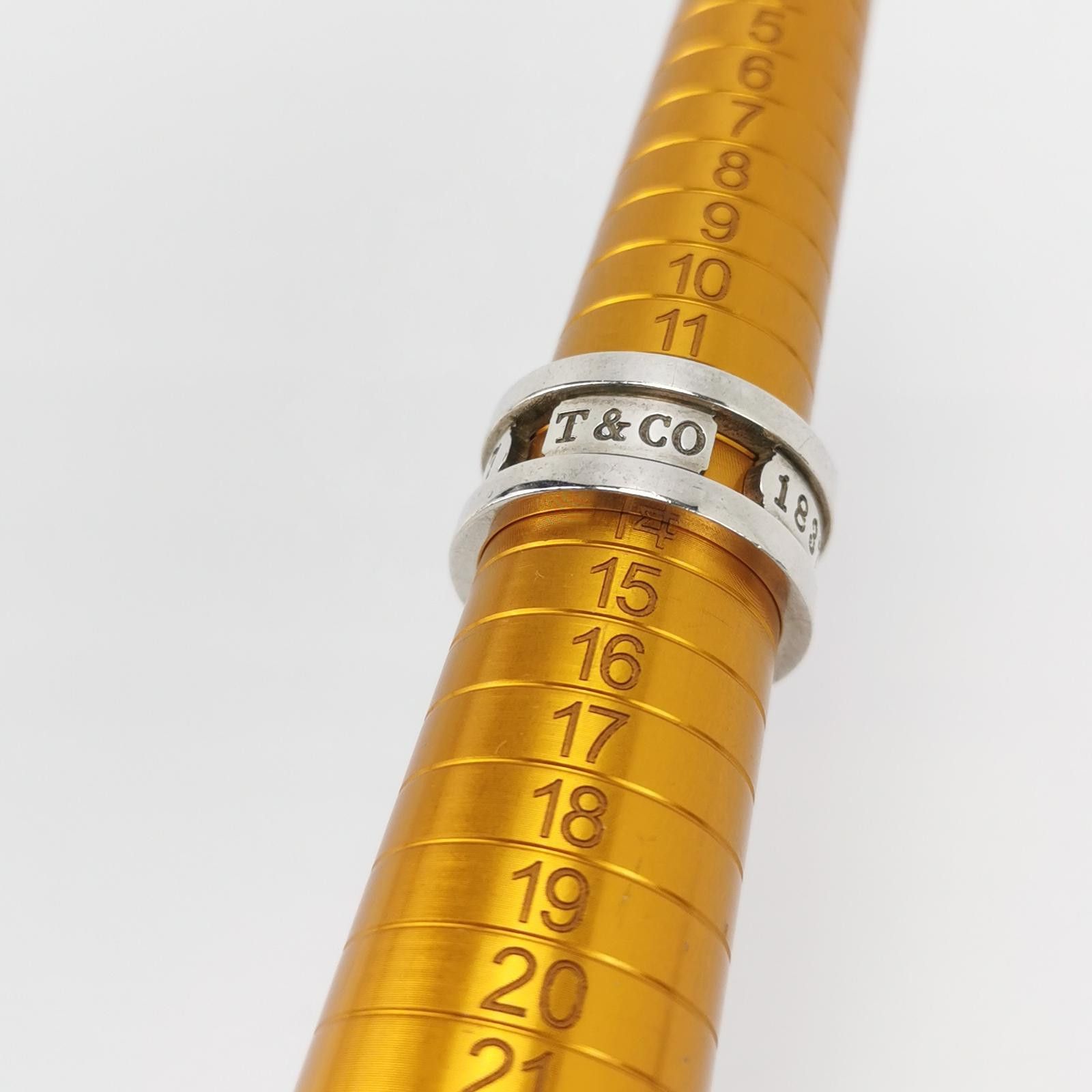 Tiffany & Co. Tiffany & Co. 1837S925 Founding Year Engraved Ring Size 14 Size ONE SIZE - 4 Thumbnail
