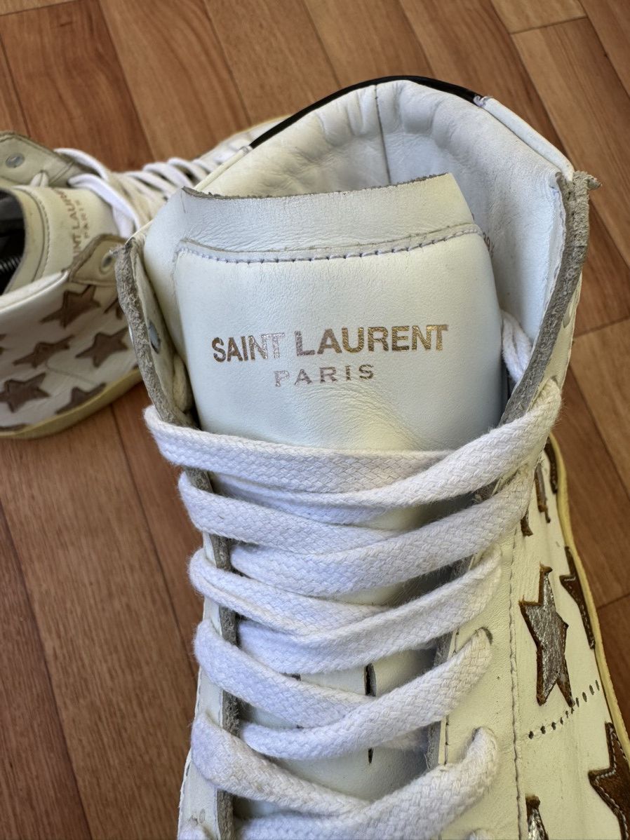 Saint Laurent Paris Saint Laurent hightop sneakers Size US 7 / EU 40 - 11 Thumbnail